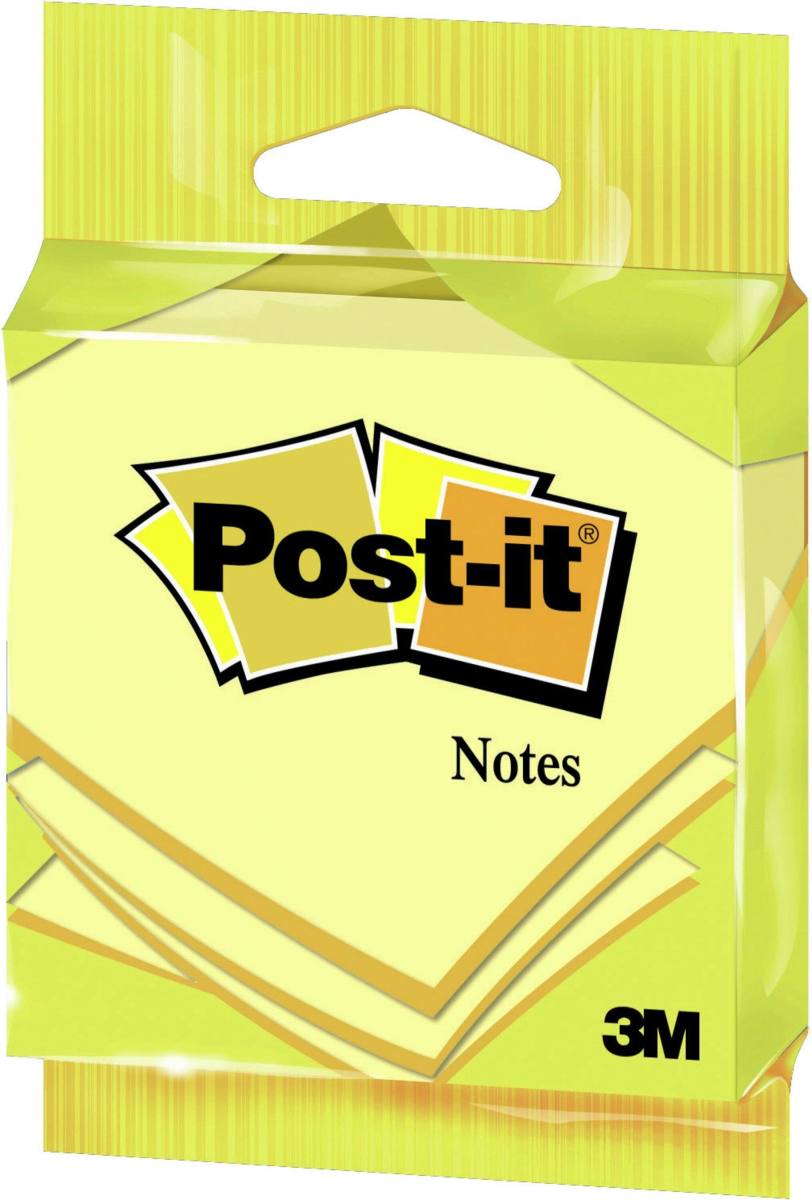 3M Post-it Notas 6820GB, 76 mm x 76 mm, amarillo, 1 bloc de 100 hojas
