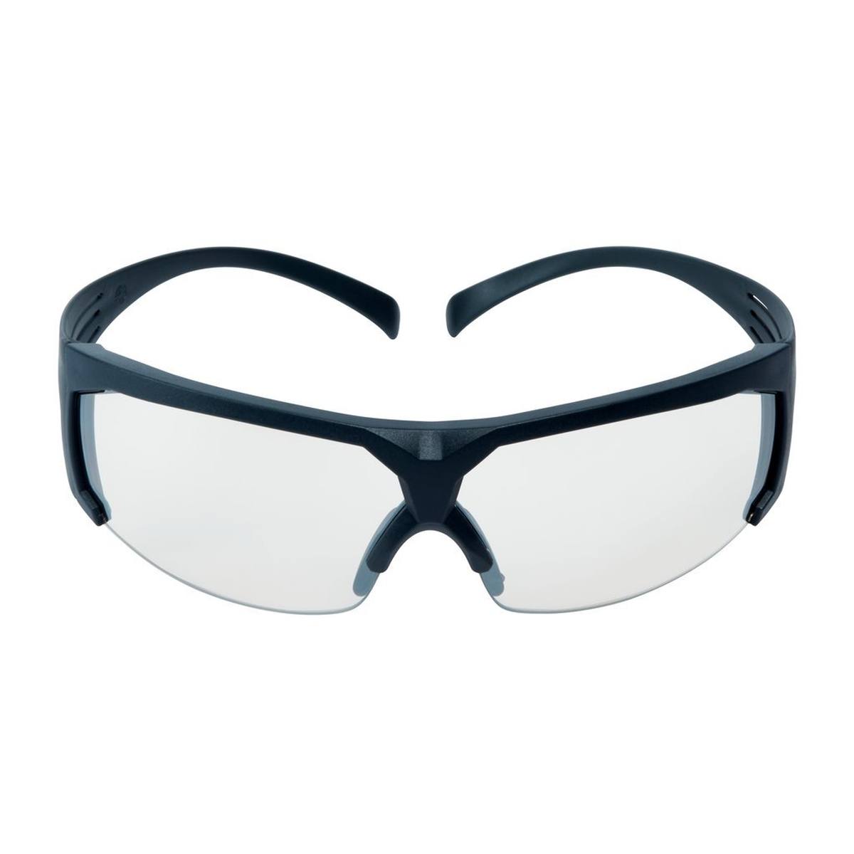 occhiali di sicurezza 3M SecureFit 600, aste grigie, rivestimento antigraffio, lenti a specchio per uso interno/esterno, SF610AS-EU