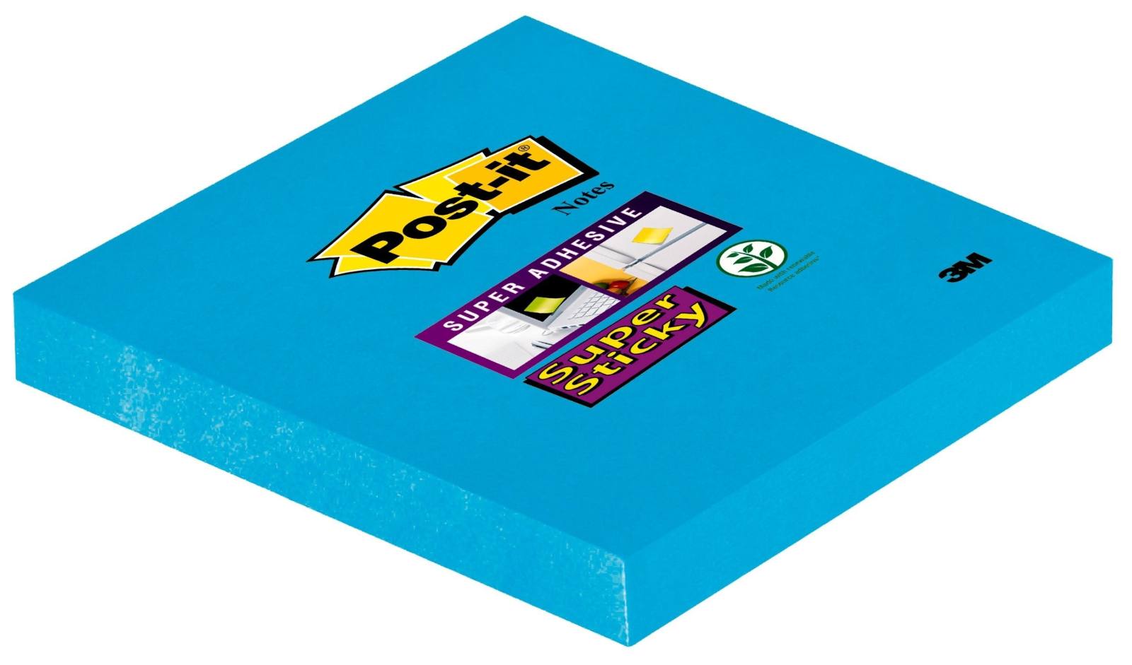 3M Post-it Super Sticky Notes 6546SEB, 76 mm x 76 mm, ultrablau, 1 Block à 90 Blatt