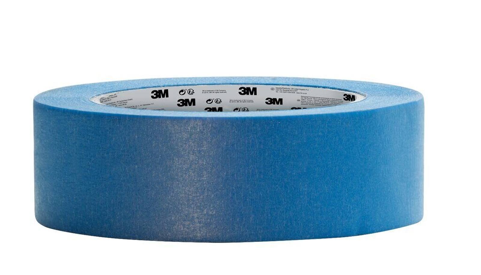 3M Crepe tape 2090, blauw, 36 mm x 50m, 0,120 m
