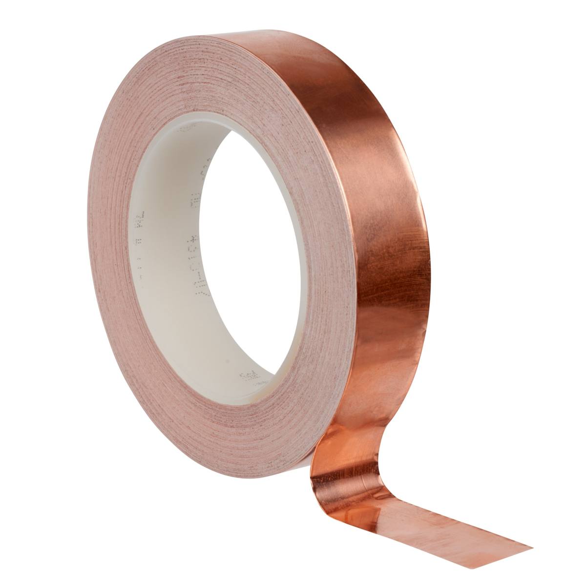 3M ET 1194 Lámina de cobre, lisa, con adhesivo no conductor, cobre, 50 mm x 33 m, 0,07 mm