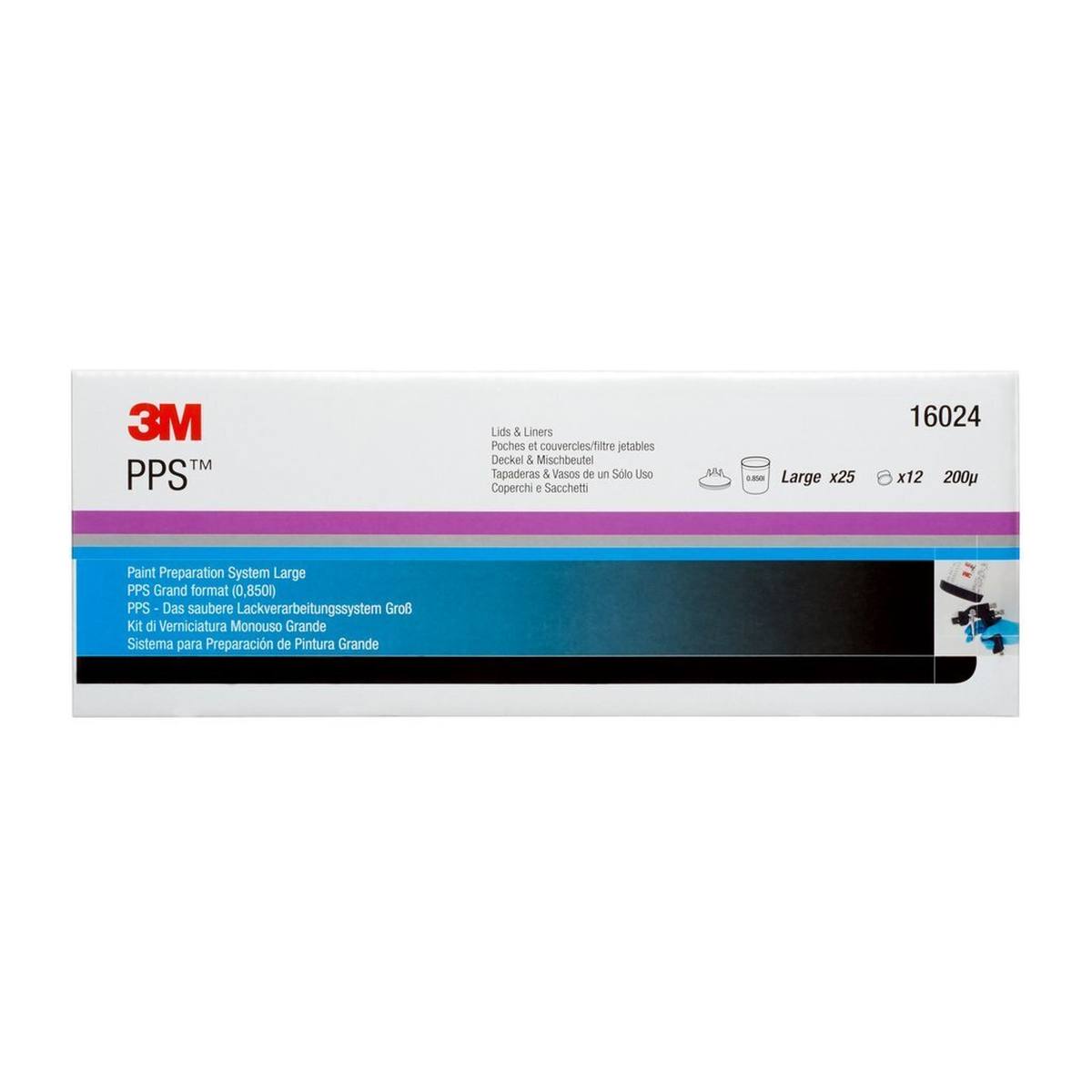 3M PPS Kit suodatin 200my, 25 pussia