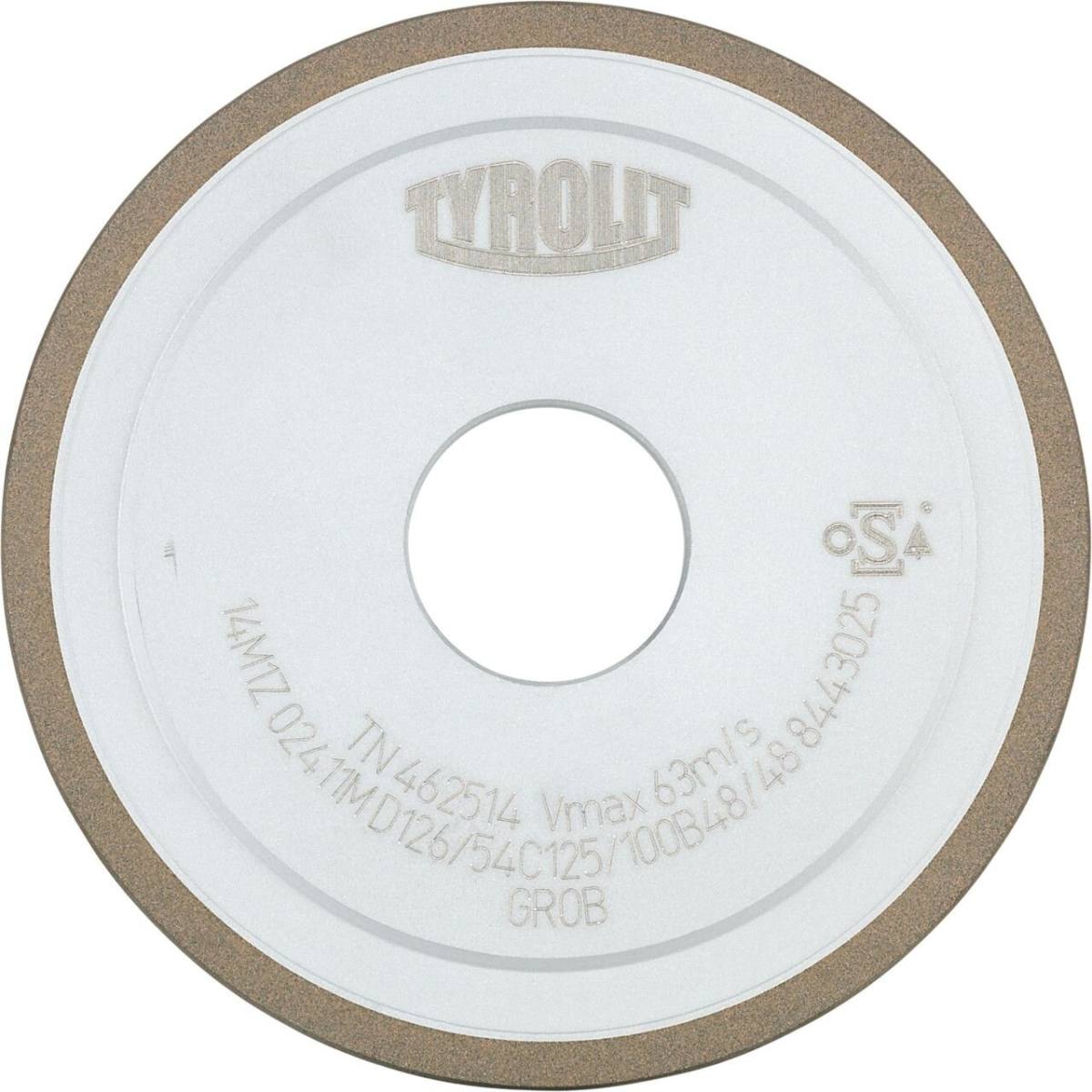 Tyrolit Resin-bonded diamond discs for flush grinding (back grinding ) DxDxH 150x8x32 For carbide, shape: 14M1Z, Art. 462889