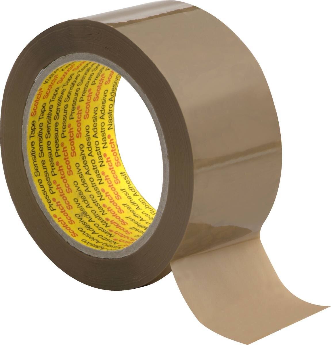 3M Scotch packaging tape 3739, brown, 75 mm x 66 m, 0.056 mm