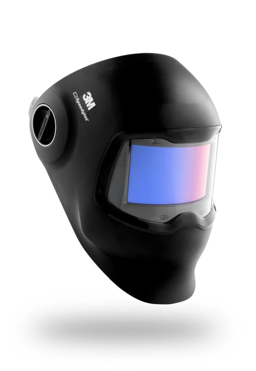 3M Speedglas Masque de soudure G5-02 avec filtre de soudure automatique courbé (ADF), serre-tête, chiffon de nettoyage et sac, H621120