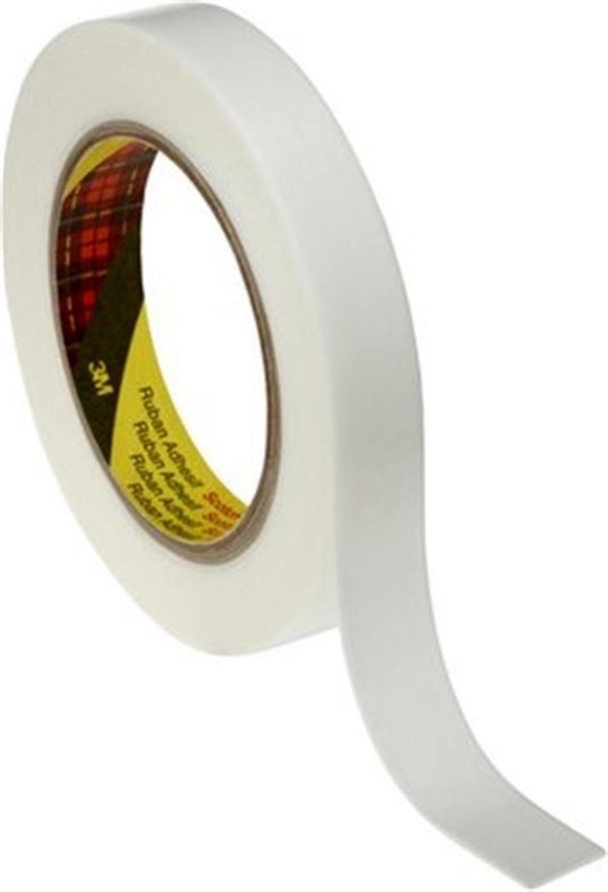 3M Ruban adhésif double face en mousse PE avec adhésif acrylique 8610W, blanc, 19 mm x 66 m, 1 mm