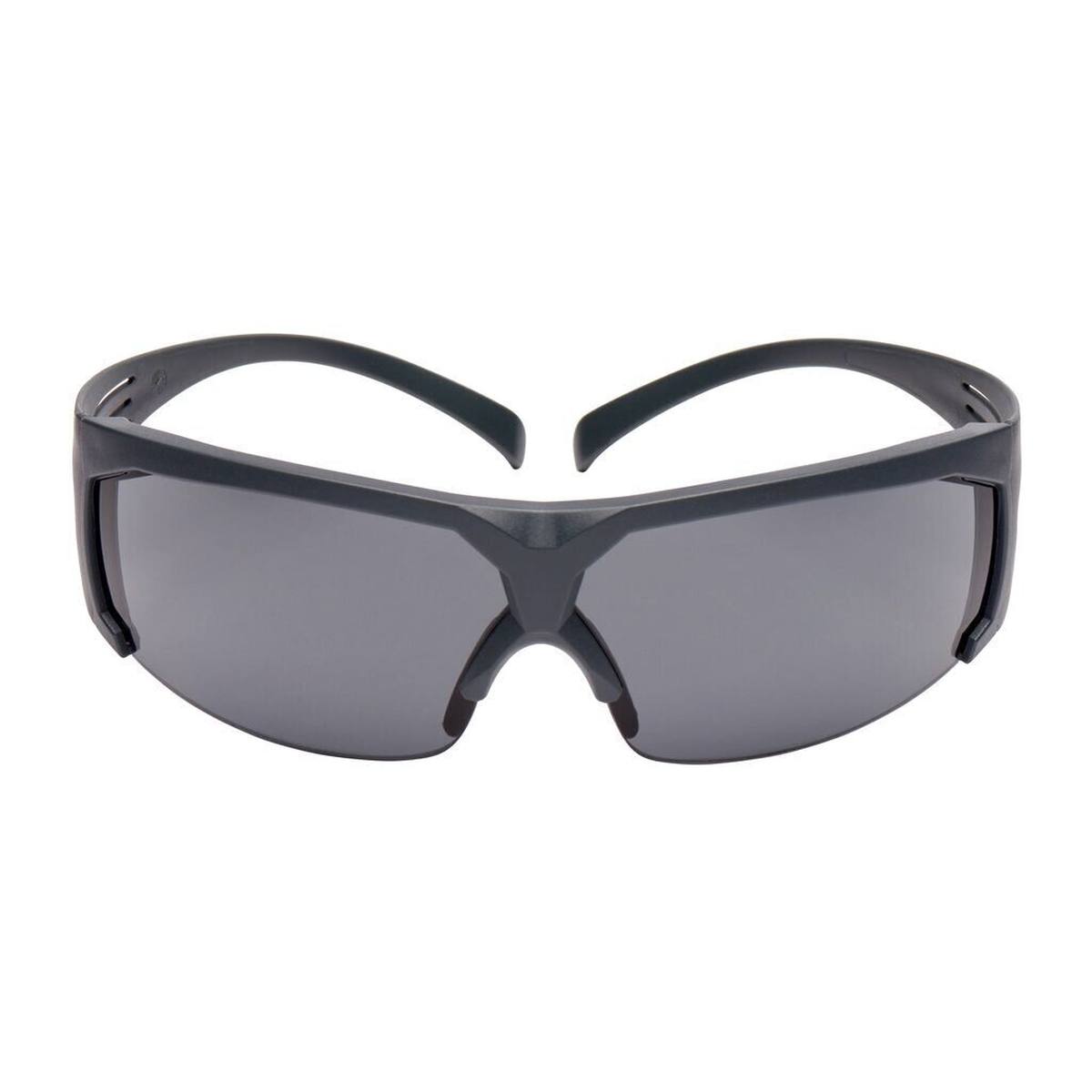 3M Gafas de protección SecureFit 600, patillas grises, tratamiento antivaho/antirayaduras Scotchgard (K&amp;N), lente gris, SF602SGAF-EU