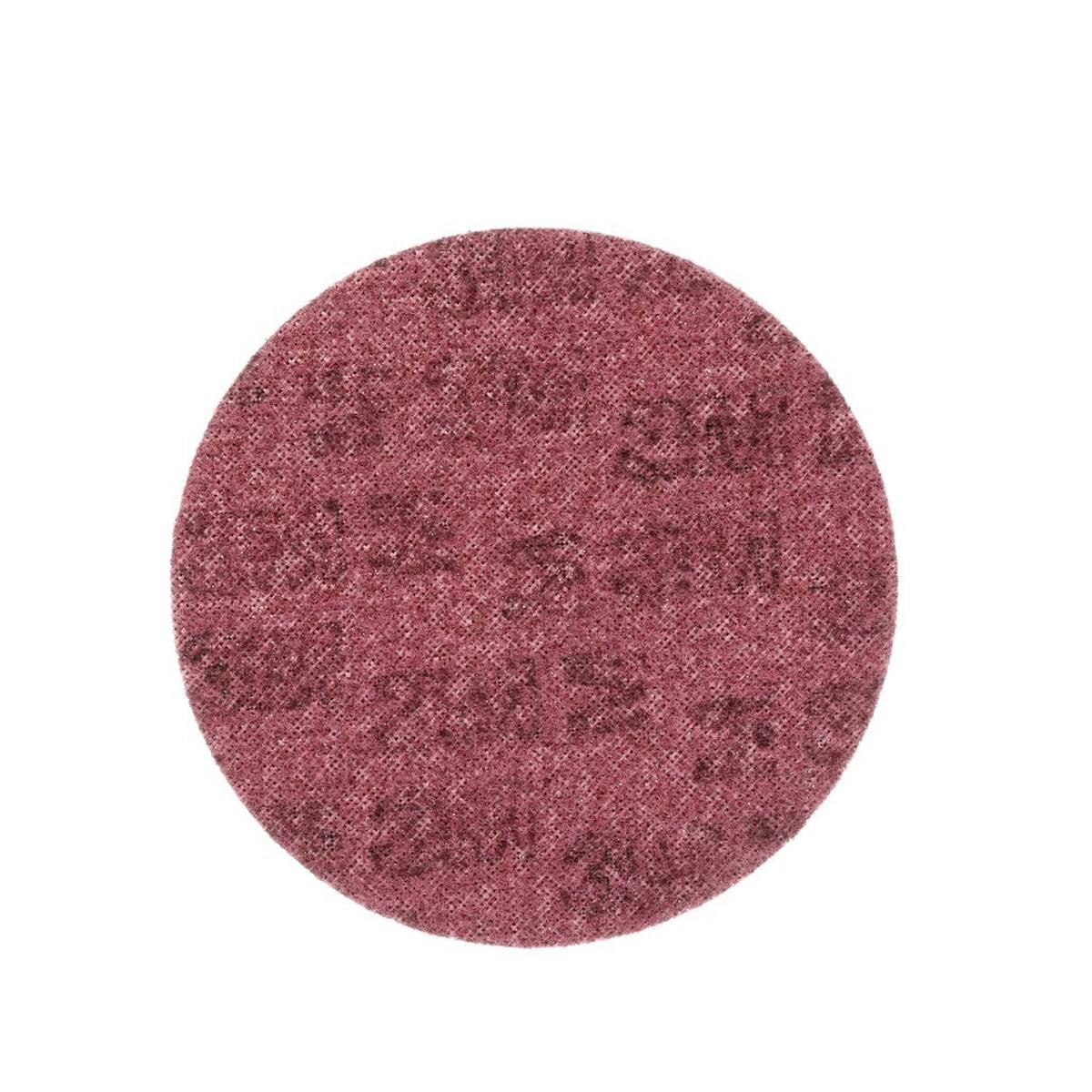 3M Scotch-Brite disco in tessuto non tessuto SC-DH senza centratura, rosso 150 mm, A, medio #109220