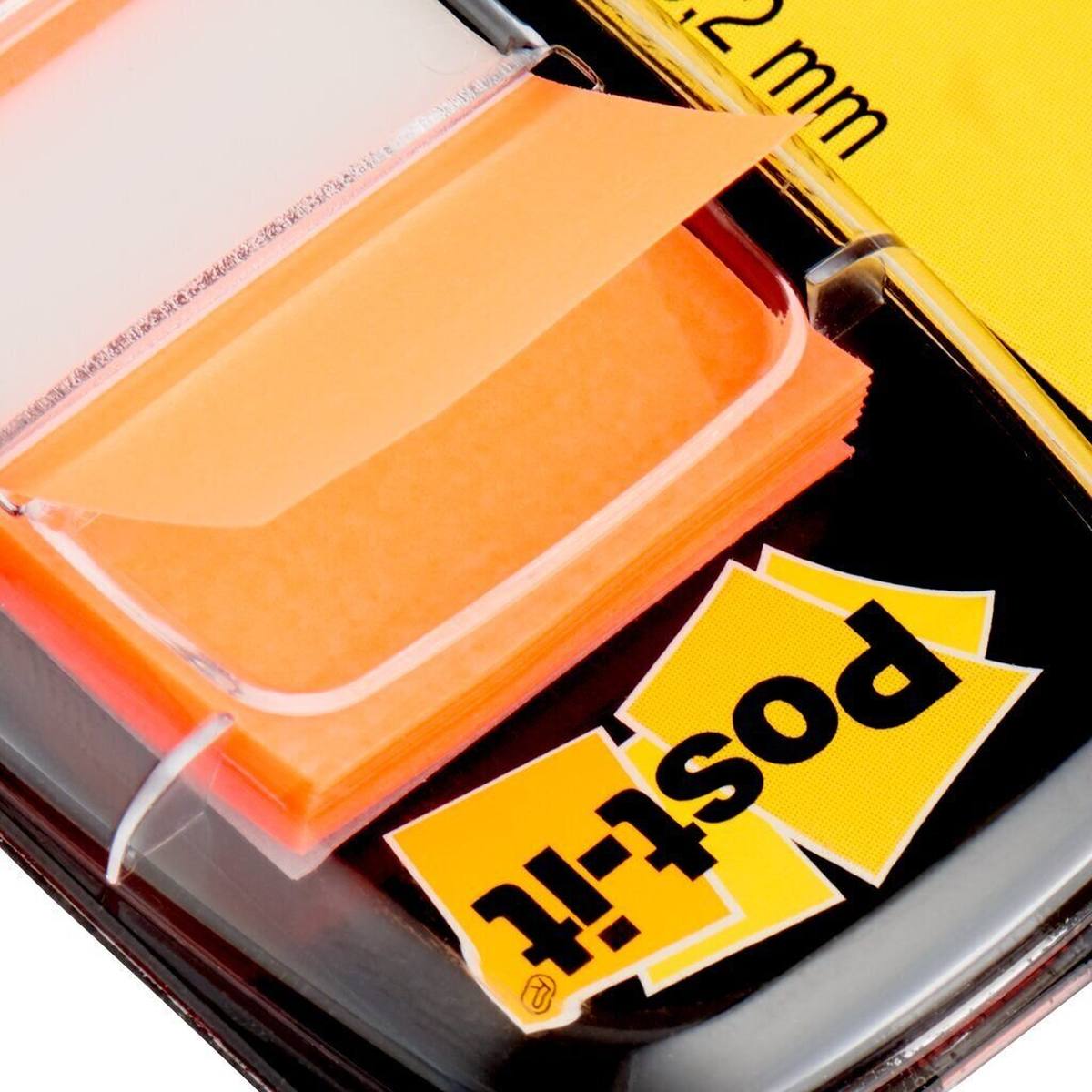3M Post-it Indice I680-4, 25,4 mm x 43,2 mm, arancione, 1 x 50 strisce adesive in dispenser
