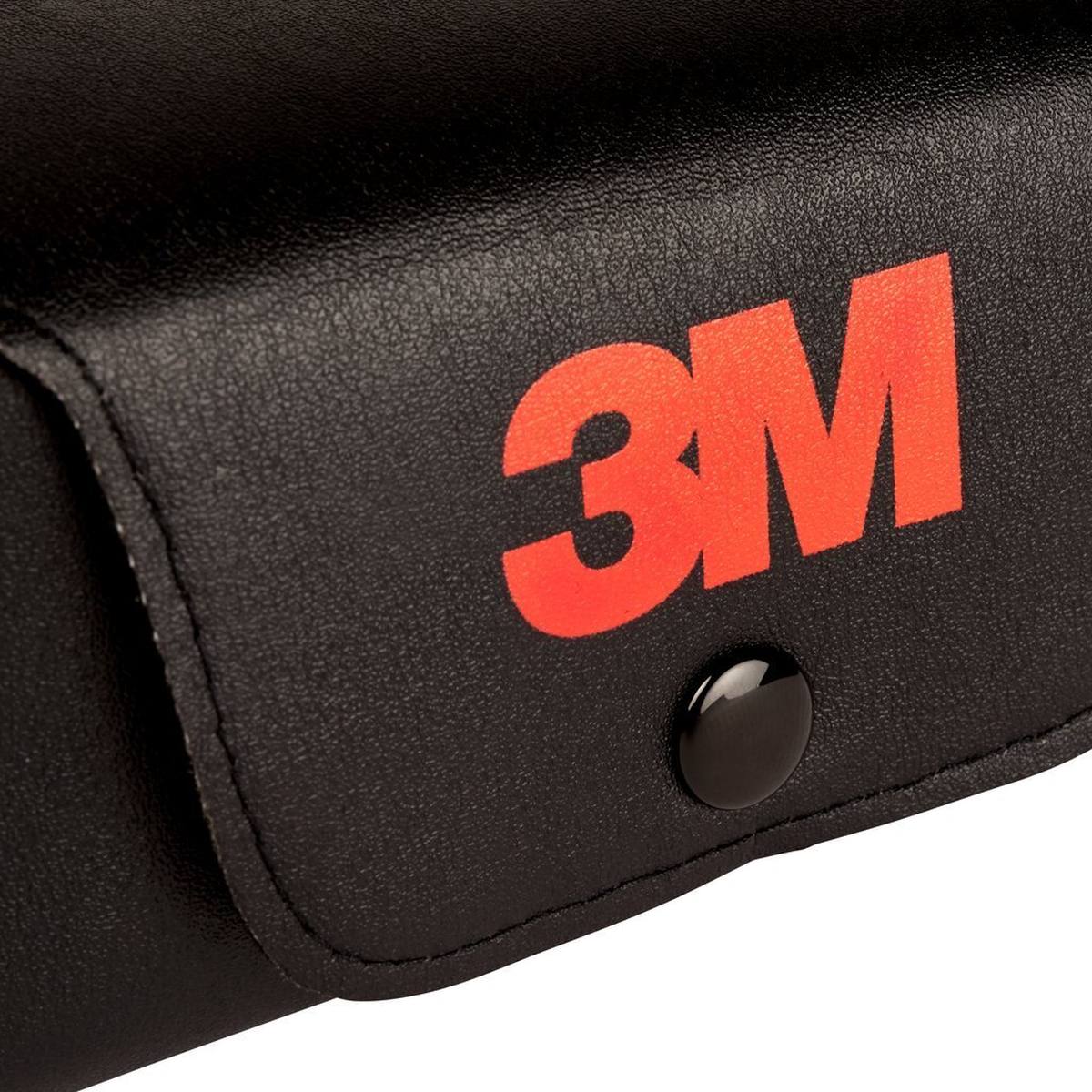 3M Large glasses case with strap for the belt, black, case1
