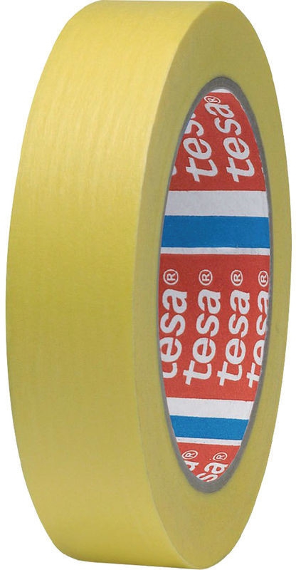 Tesa Crepé de precisión 4334 25mmx50m amarillo