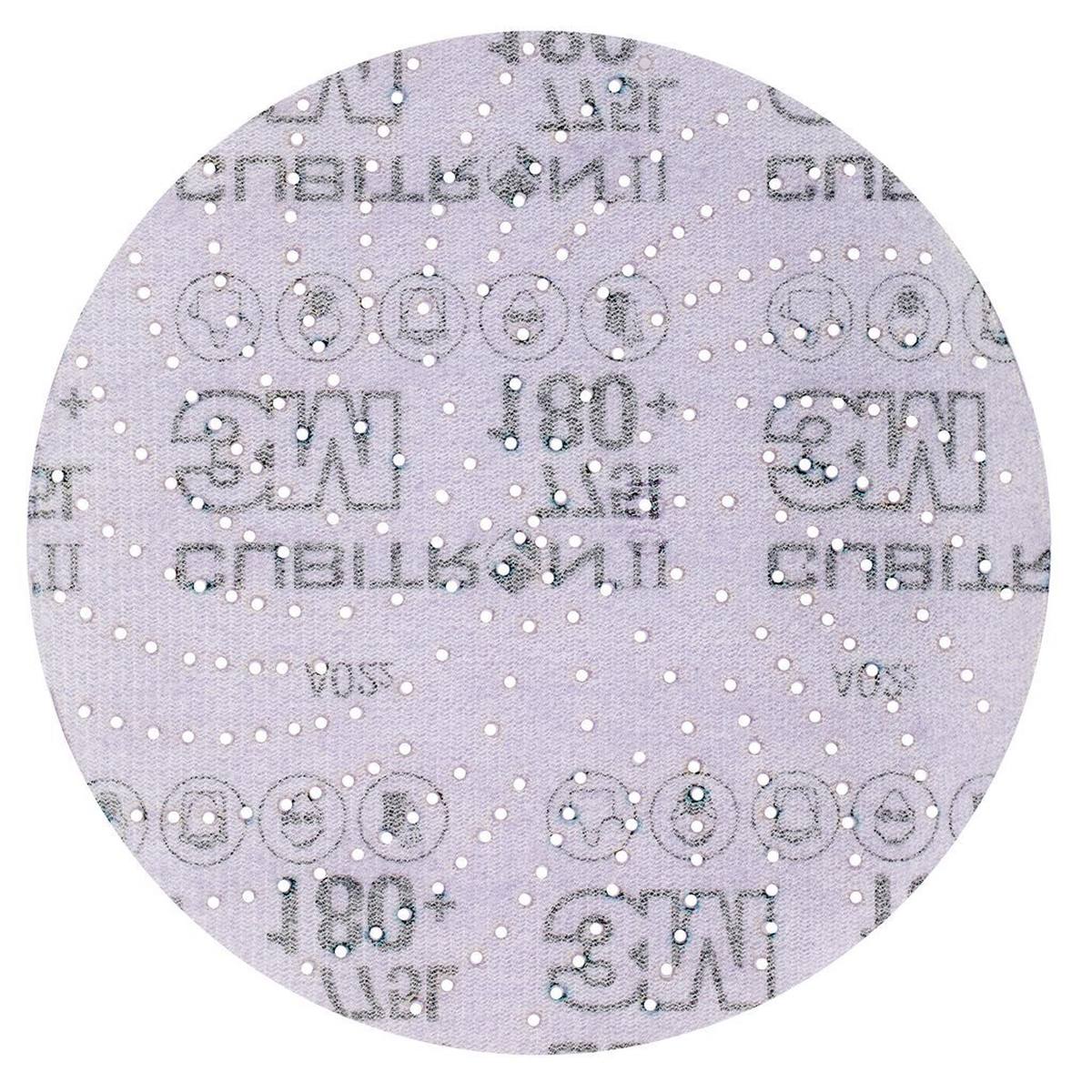 3M Cubitron II Hookit disco de película 775L, 150 mm, 180 , multiagujero #739401