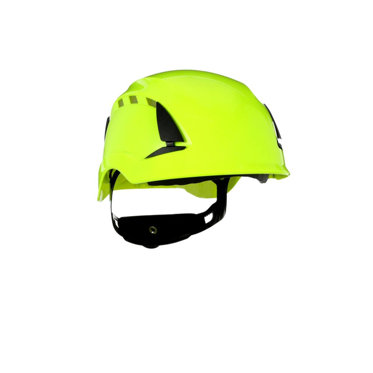 3M SecureFit safety helmet, X5514V-CE, neon green, ventilated, CE