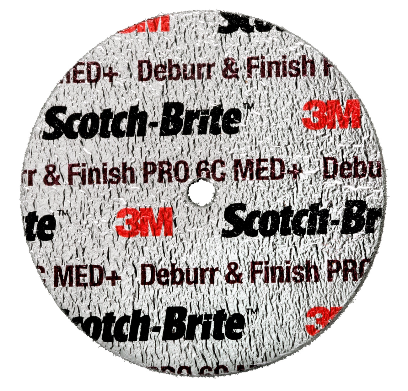  3M Scotch-Brite Deburr and Finish PRO kompaktikiekko DP-UW, 50 mm x 6,35 mm x 6,35 mm, 6C MED+