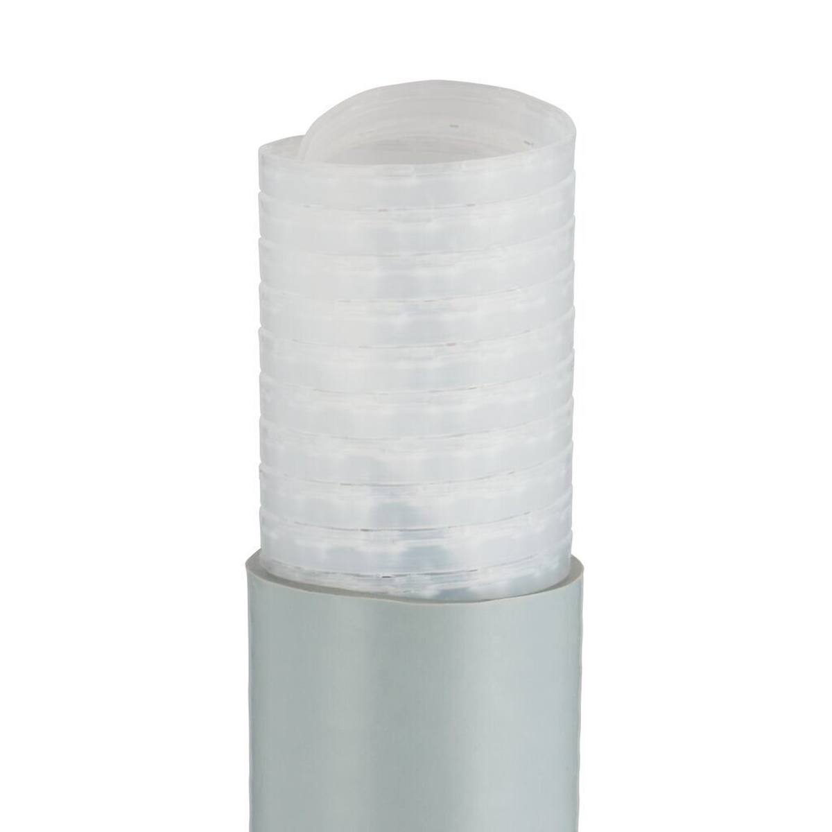 3M 8447.8 Gaine thermorétractable à froid, silicone, gris clair, 24,2/14,1 mm, 184 mm
