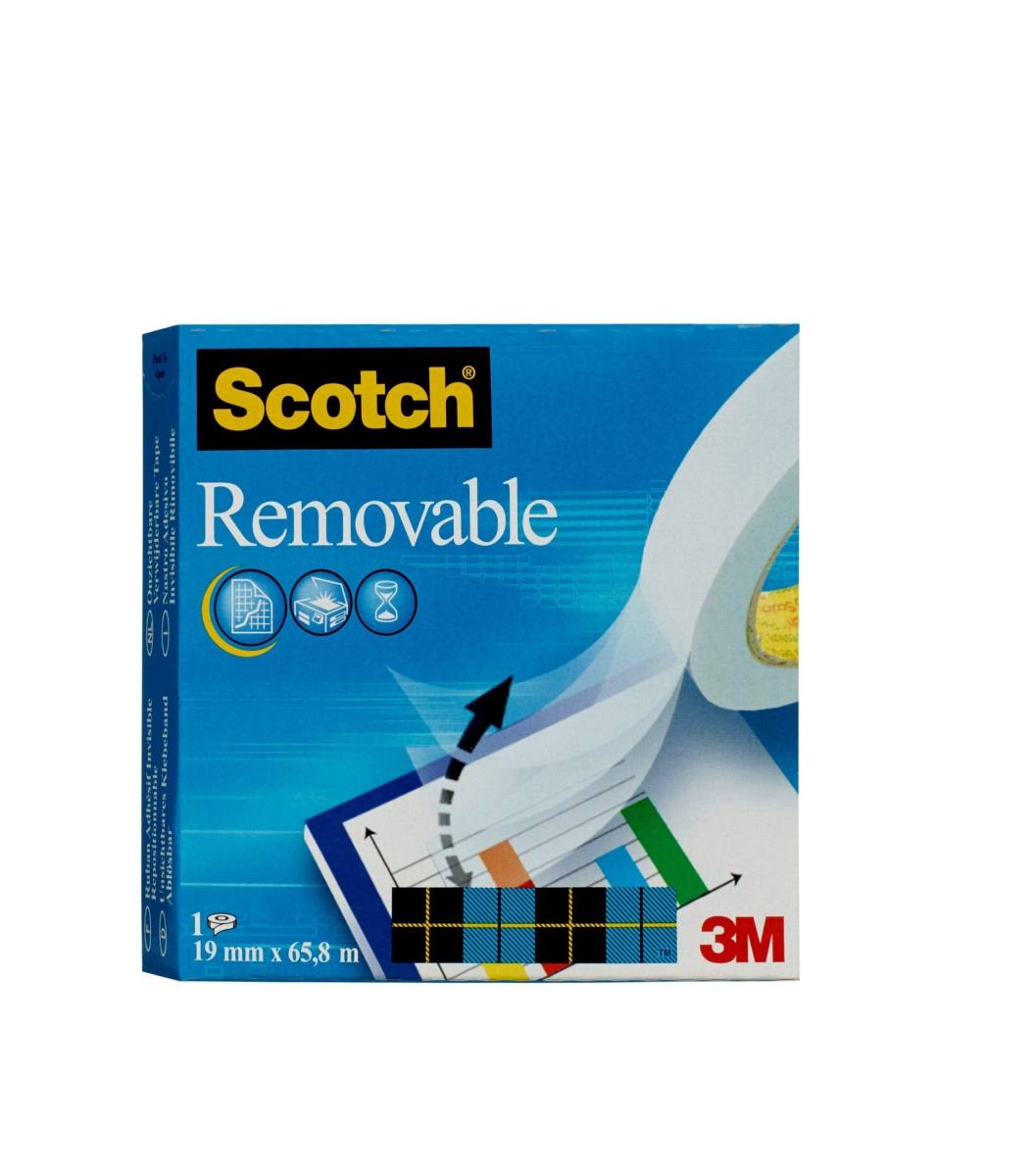 3M Scotch Removable Magic adhesive tape 1 roll 19 mm x 66 m