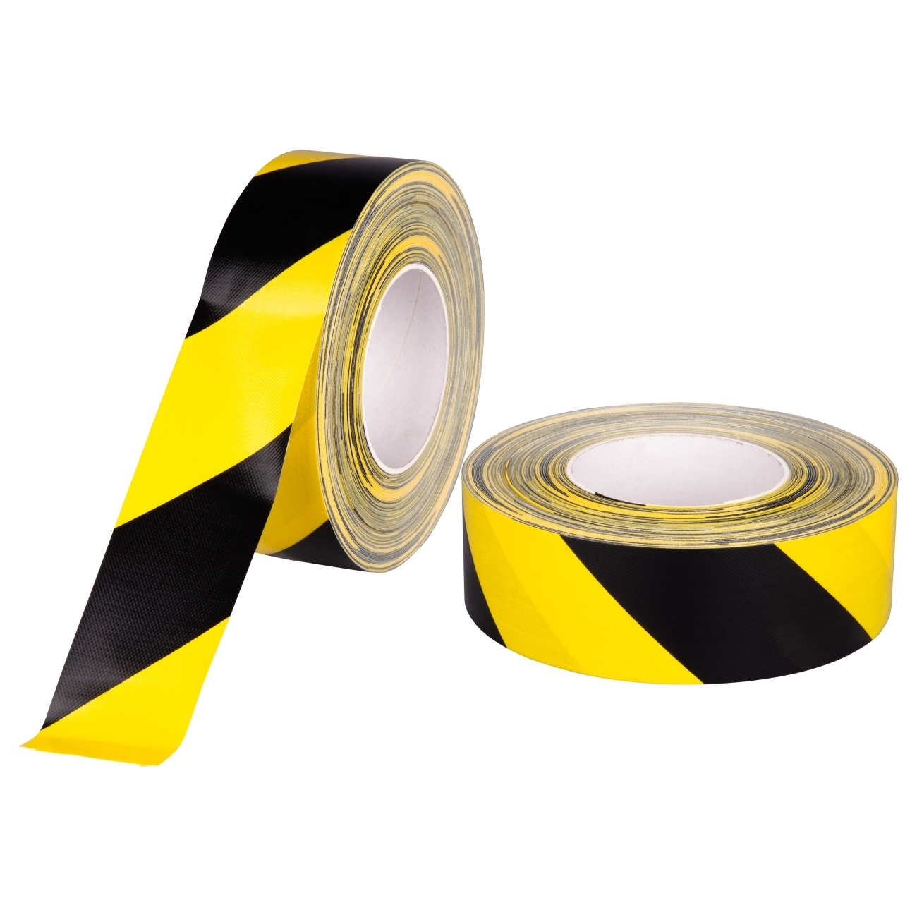 S-K-S 197 Fabric tape 75mmx50m black / yellow