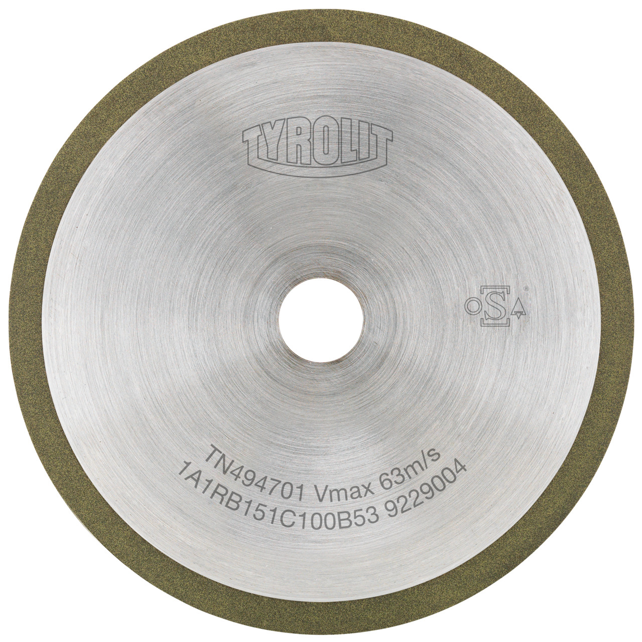TYROLIT Utensili rotativi da taglio DxDxH 75x0,8x20 Per metallo duro, forma: 1A1R (disco da taglio con rotella continua), Art. 157800