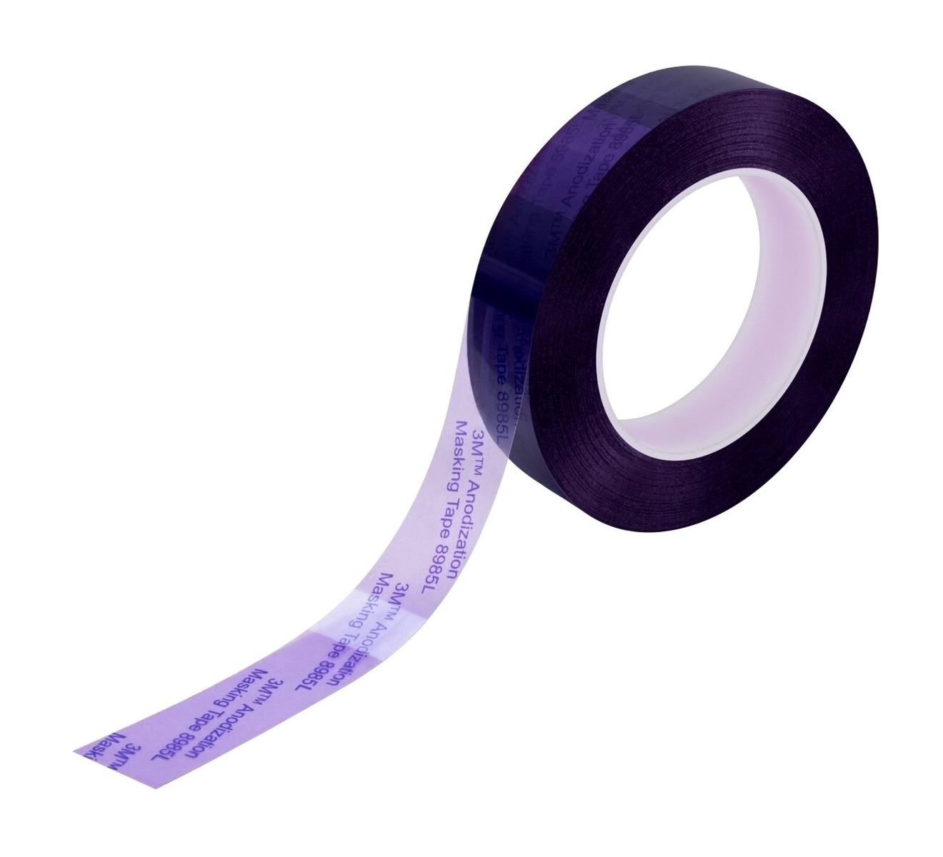 3M Polyester-Abdeck-Klebeband Anodization Masking Tape 8985L, Violett, 6 mm x 66 m