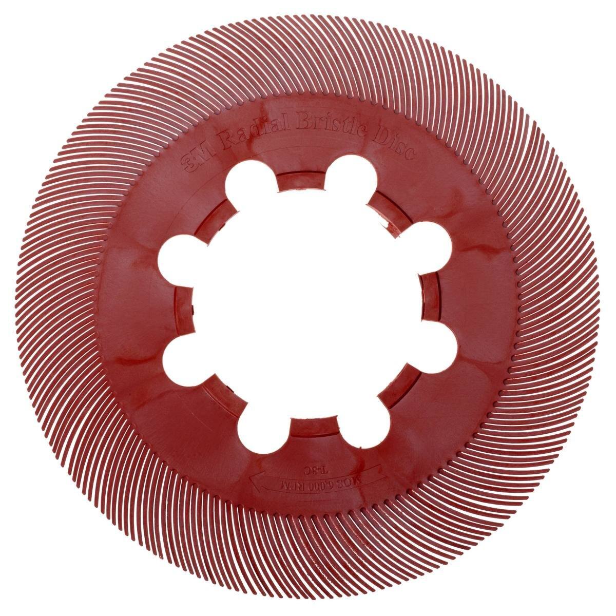 3M Scotch-Brite Segmentos radiales individuales BB-ZB, rojo, 193,5 mm, P220, tipo C, paquete=70 piezas