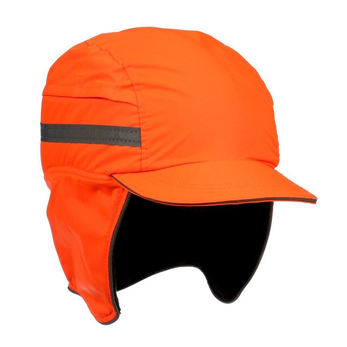 3M Scott First Base 3 Invierno - gorra de protección de color naranja - visera acortada 55 mm, EN812