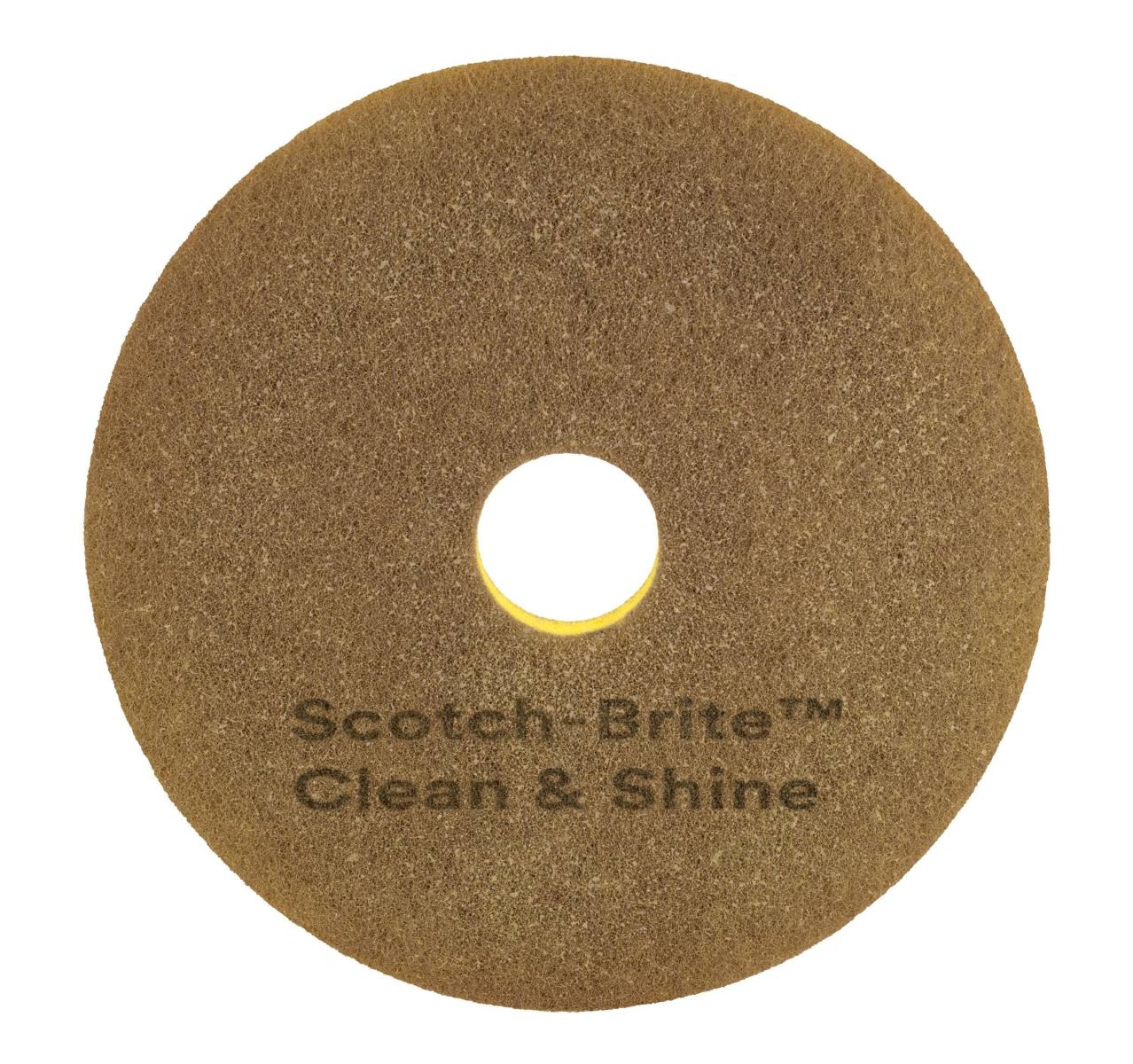 3M Scotch-Brite Clean & Shine Maschinenpad, 480 mm, 5 Stück / Karton