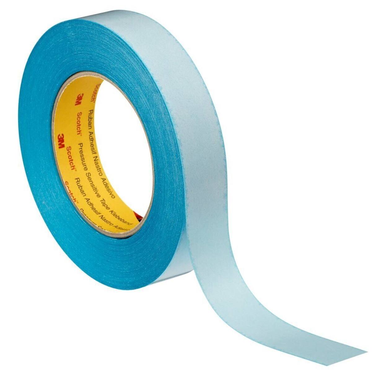 3M Double-sided adhesive tape 913E, blue, 25 mm x 50 m, 0.08 mm