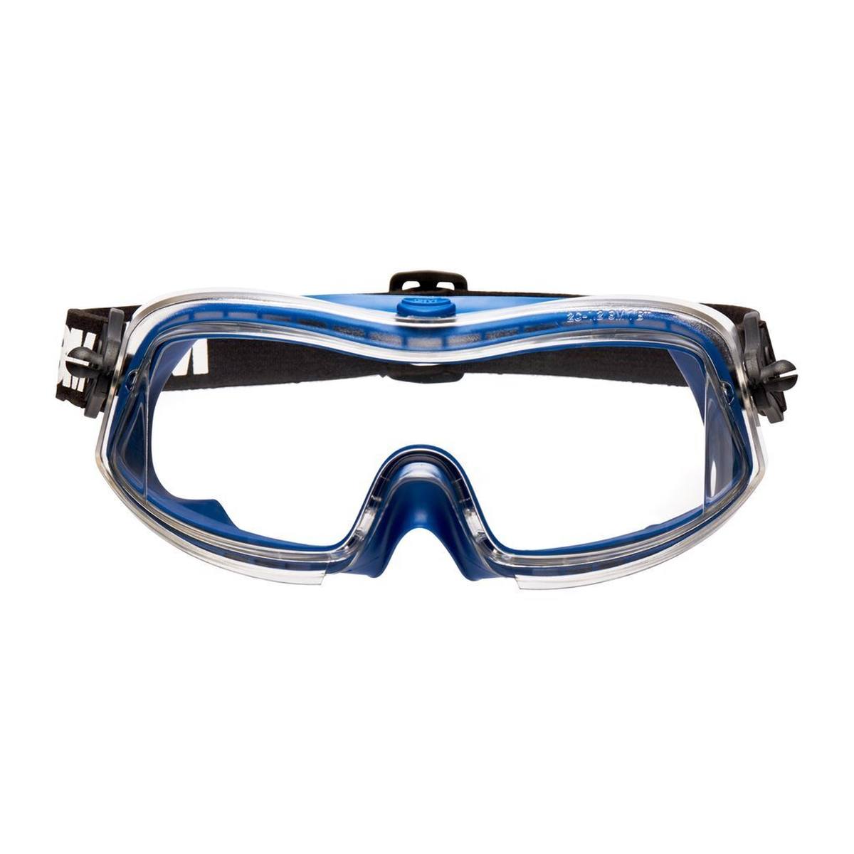 3M Gafas de protección Modul-R DX/UV, PC, transparentes, ligeras, perfil finoVentilación indirecta, cinta de nylon, incluye funda de microfibra ModulR