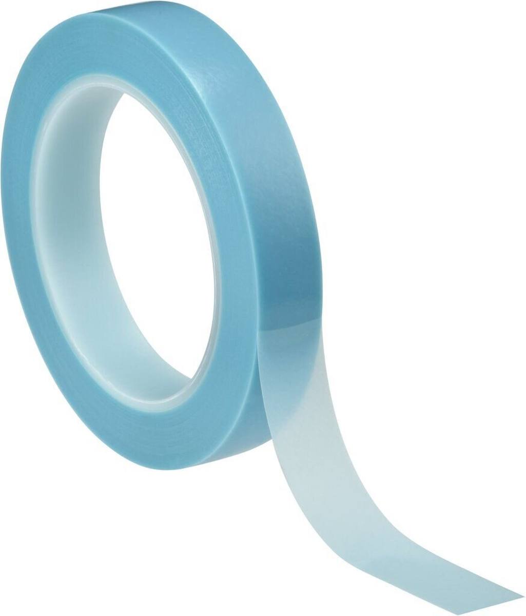 3M Scotch Hochtemperatur-Farblinienband 4737 T, Blau, transparent, 50 mm x 33 m, 0,13 mm