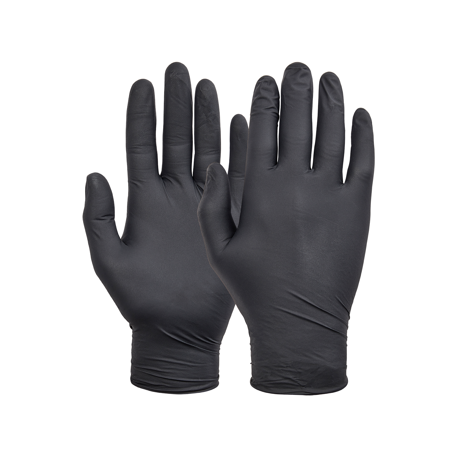 NORSE disposable zwarte nitril handschoenen voor eenmalig gebruik - maat 8/M
