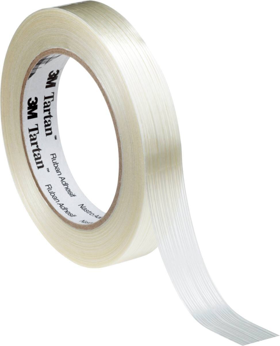 3M Tartan Filamentklebeband 8953, Transparent, 75 mm x 50 m, 0,1 mm