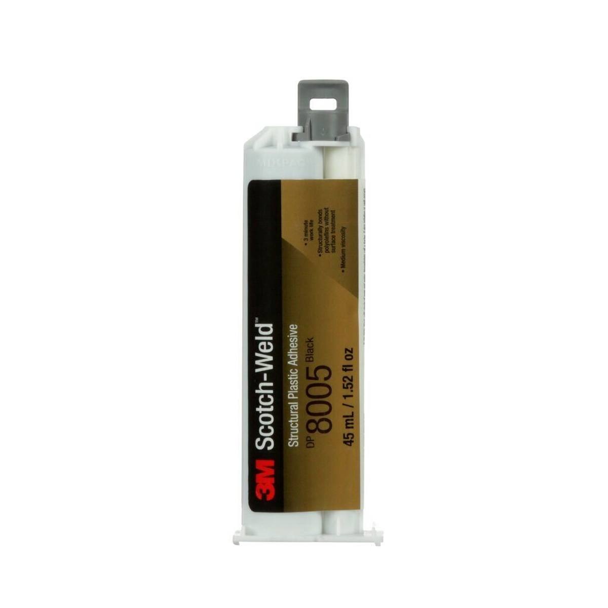 3M Scotch-Weld 2-component acrylic-based construction adhesive for the EPX System DP 8005, black, 45 ml