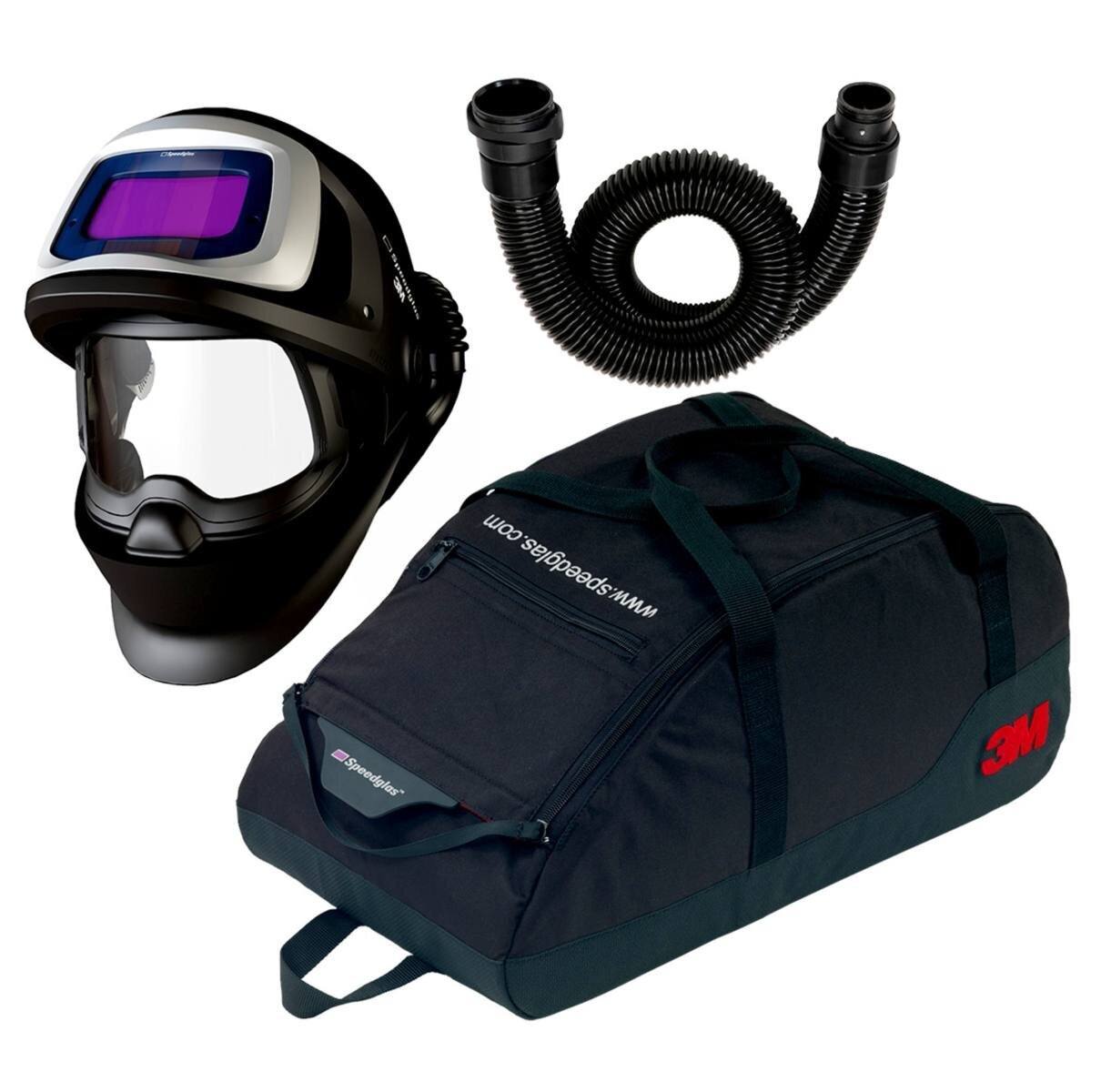 Maschera per saldatura 3M Speedglas 9100 FX Air con 9100V ADF, incl. tubo dell'aria, incl. borsa di stoccaggio 79 01 01 - Kit di aggiornamento TH3 #549005