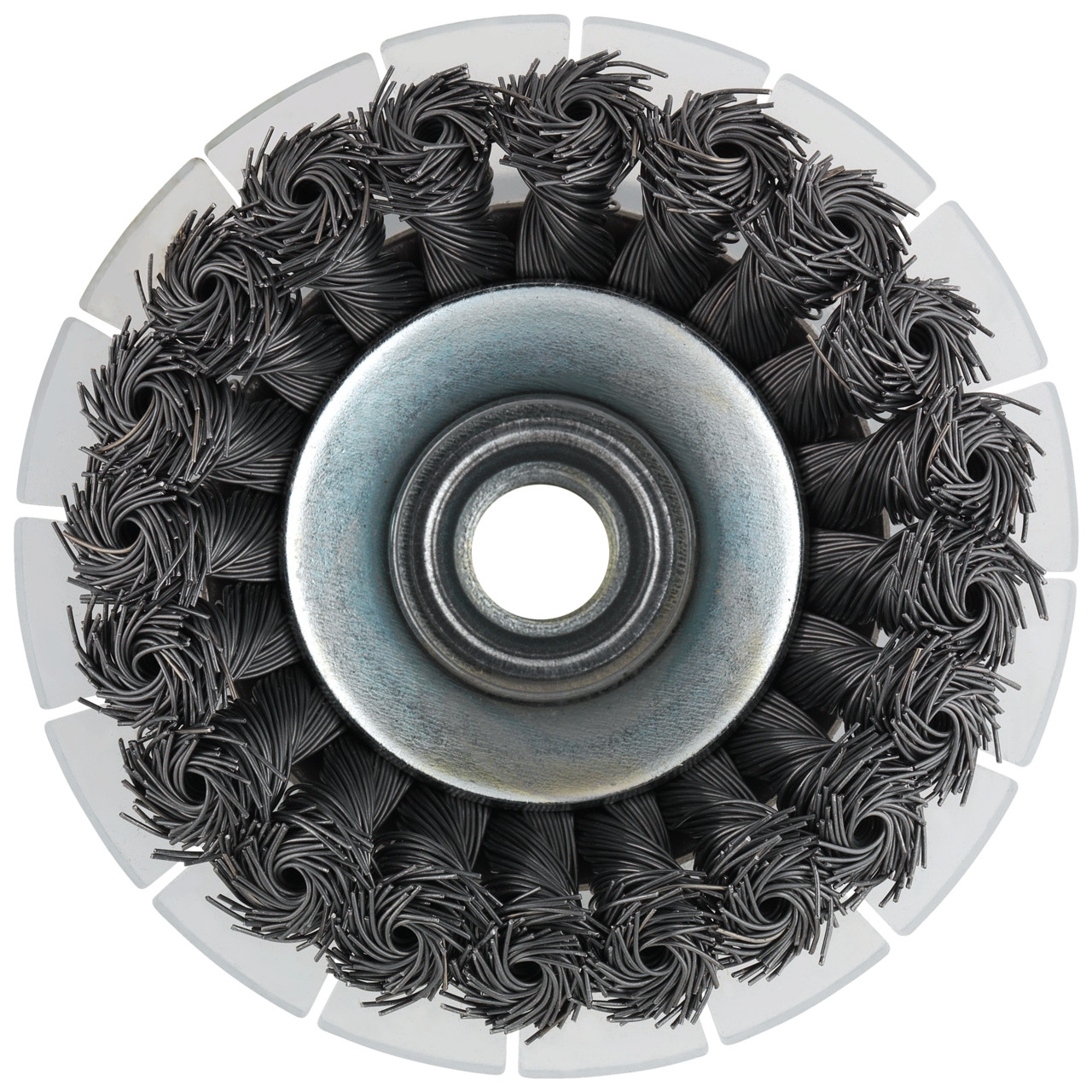 Tyrolit SHIELD Brosses coniques DxLxGE 100x20xM14-2 Pour acier inoxydable, forme : 28KDW - (brosse conique), art. 34023822
