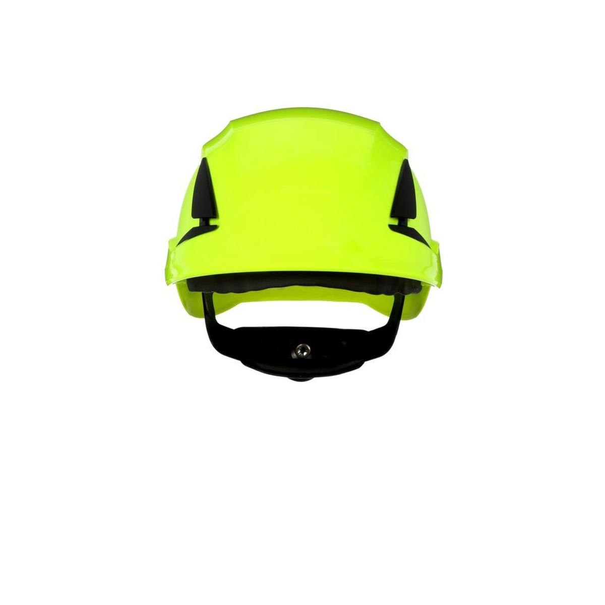 3M SecureFit safety helmet, X5514VE-CE, neon green, non-ventilated, CE