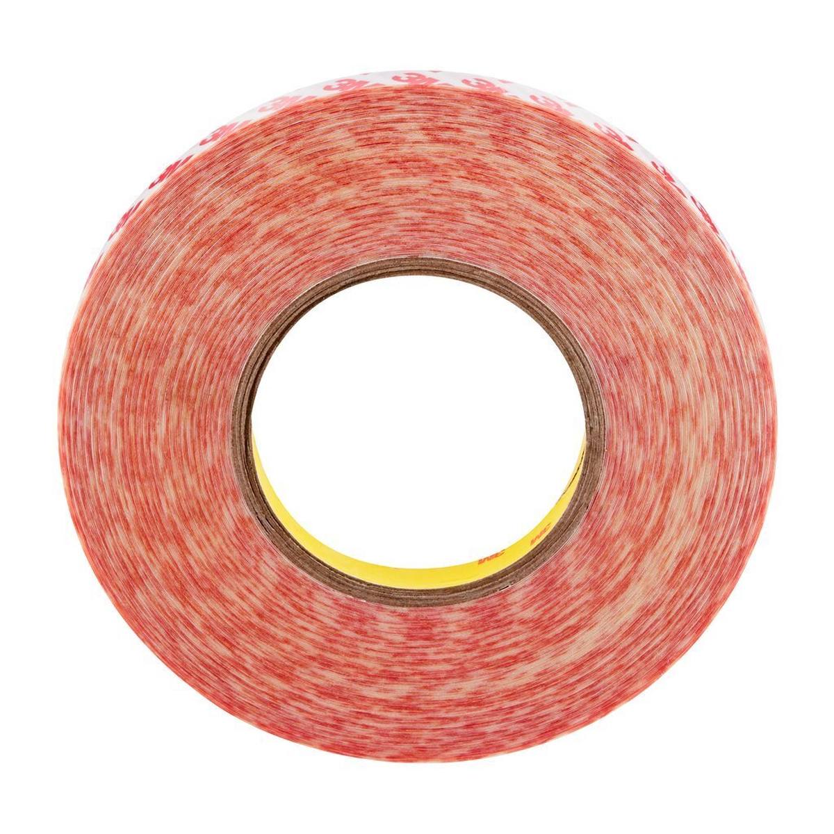3M Double-sided adhesive tape with polyester backing GPT-020F, transparent, 12 mm x 50 m, 0.202 mm