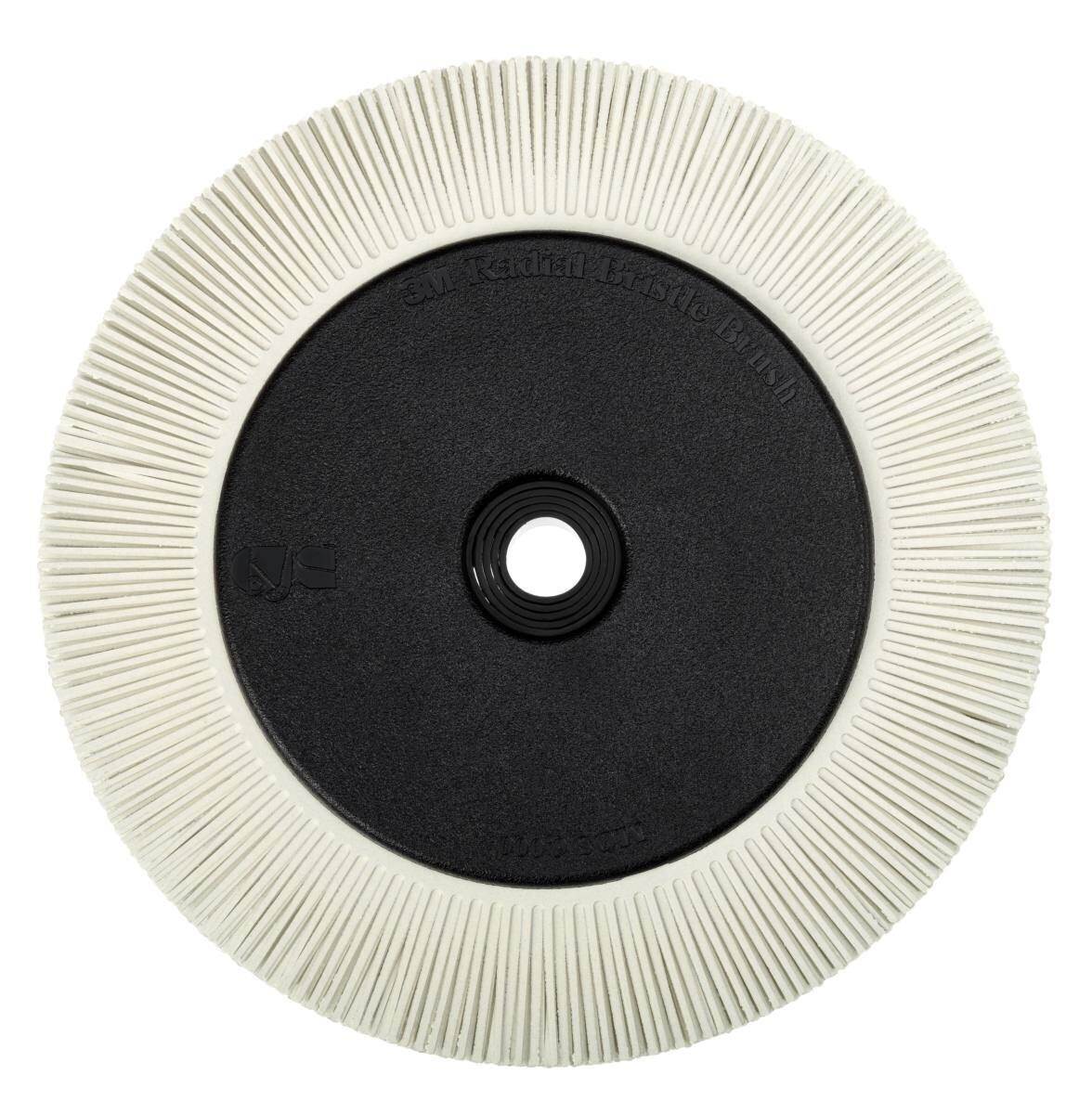 3M Scotch-Brite Disco a setole radiali BB-ZB con flangia, bianco, 203,2, mm P120, tipo S #33083