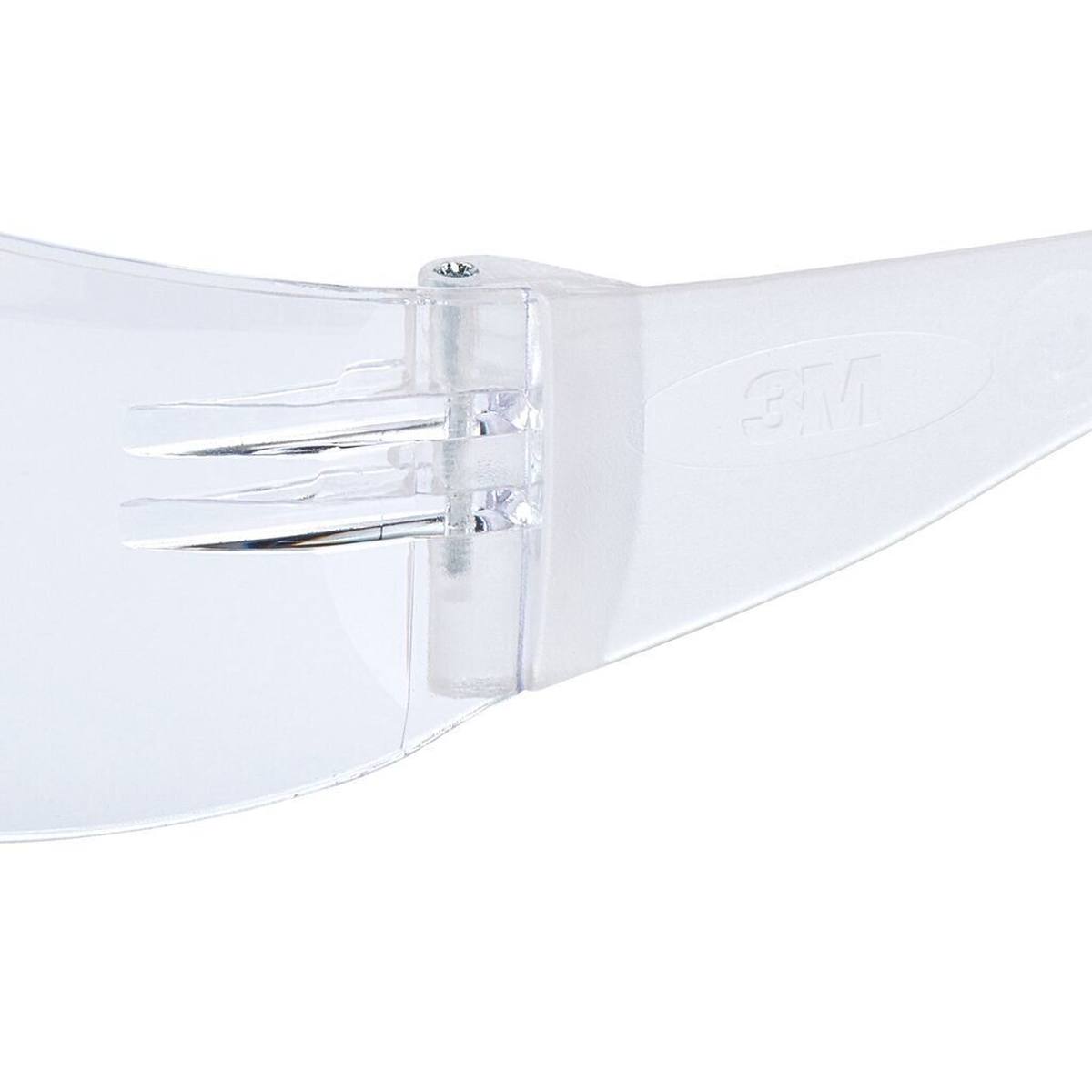 3M Gafas de protección Virtua Slim / Kids Fit con tratamiento antirrayas/antivaho, lentes transparentes, 71500-00008