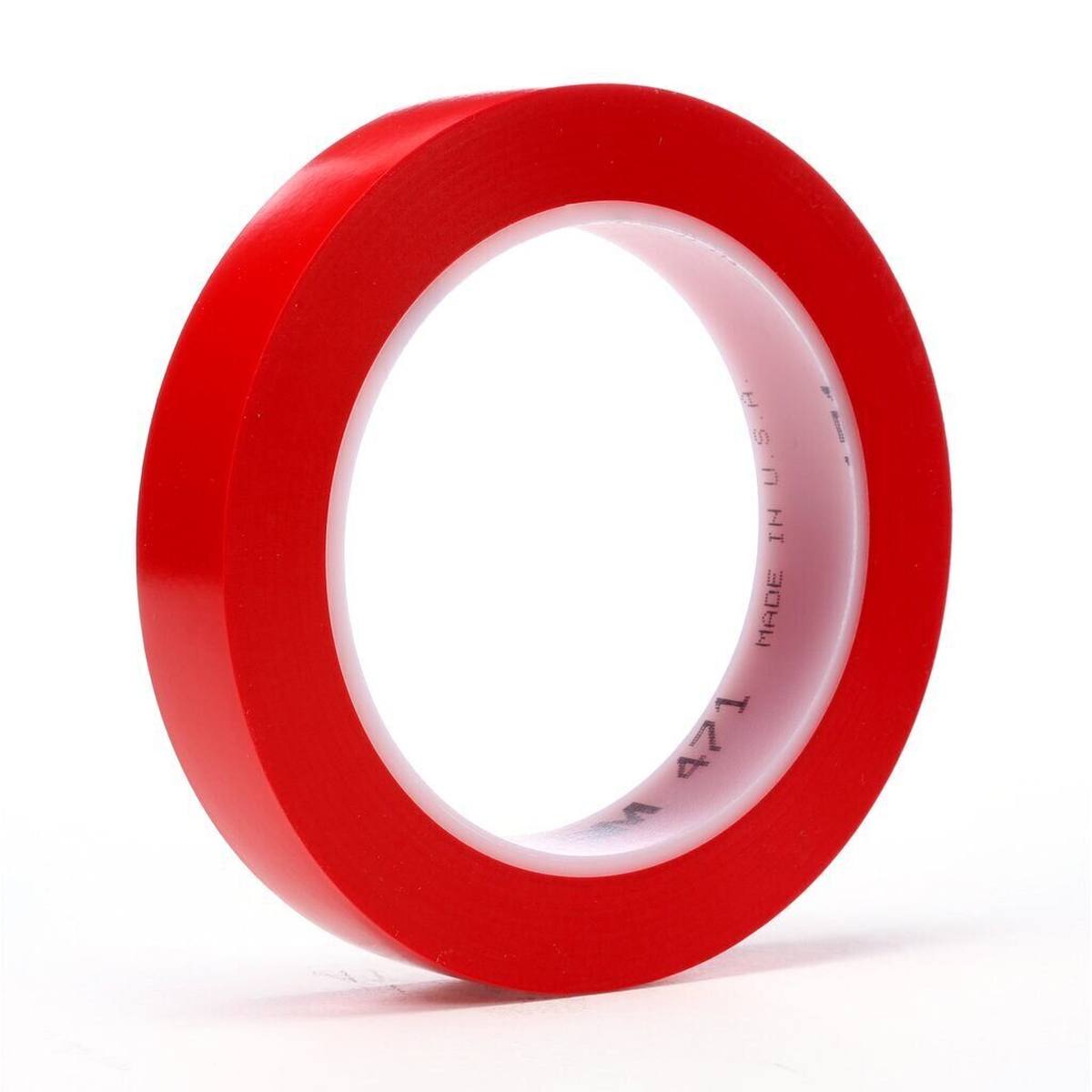 3M ruban adhésif en PVC souple 471 F, rouge, 19 mm x 33 m, 0,13 mm