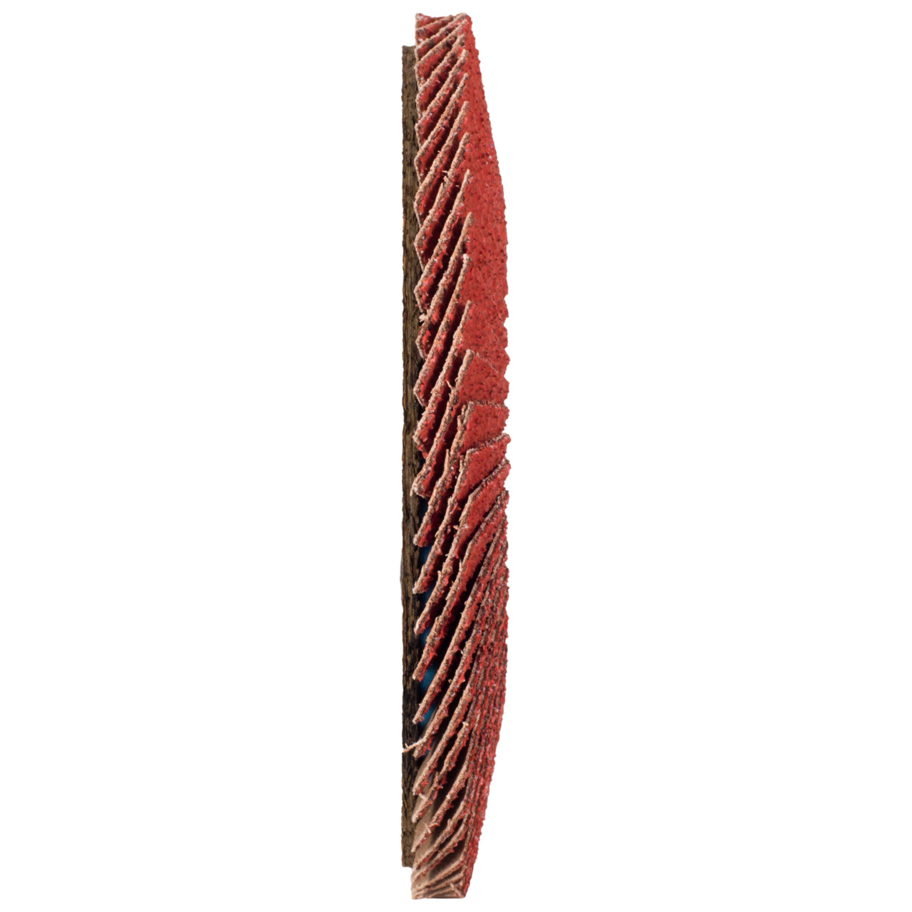 Tyrolit Rondelle à lamelles DxH 125x22,23 CERABOND Rondelle à lamelles pour acier inoxydable, P60, forme : 28A - modèle droit (modèle à corps en fibre de verre), Art. 34166176