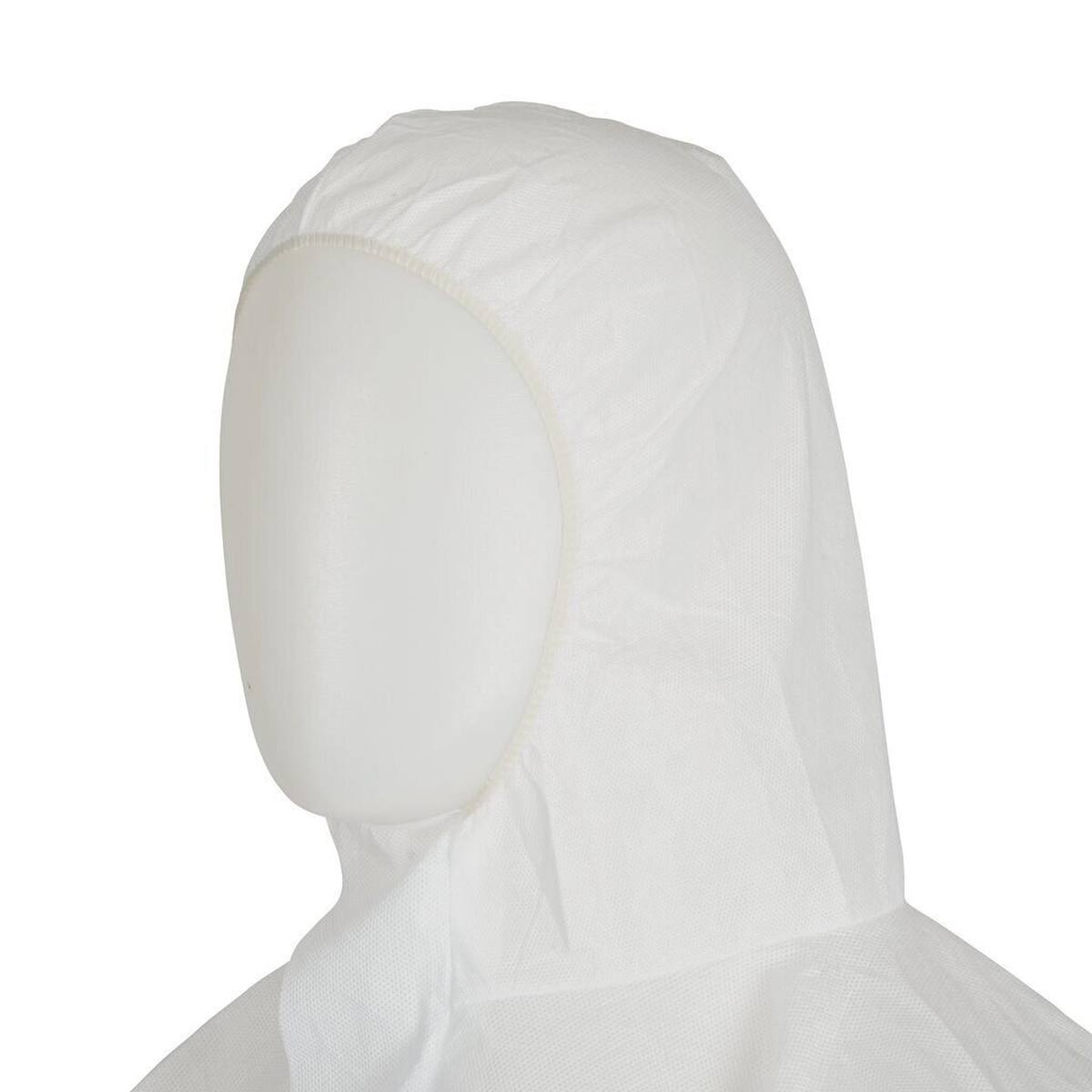 3M 4515W Protective suit, white, TYPE 5/6, size 4XL, material SMMS low-lint, elasticated cuffs