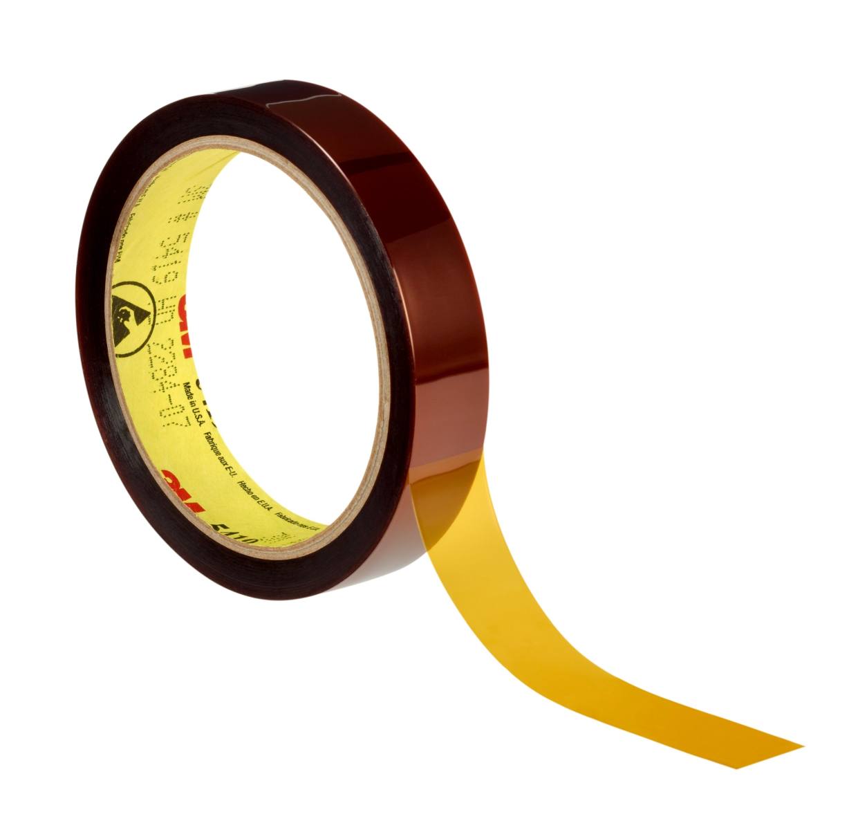 3M High-temperature polyimide adhesive tape 5419, plastic core, brown, 609.6 mm x 33 m, 68.58 Âµm