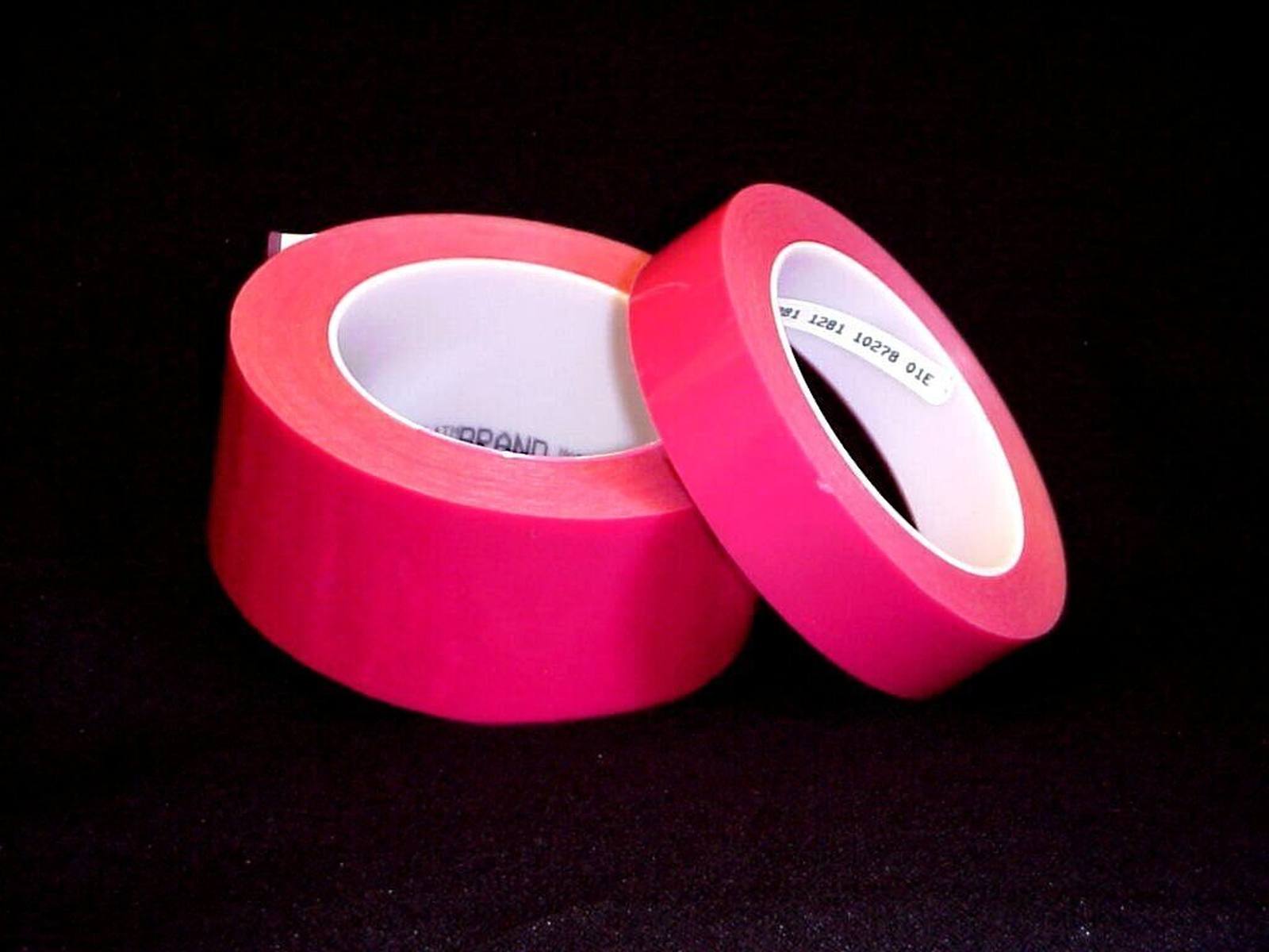 3M high temperature polyester adhesive tape 1280, red, 25.4 mm x 66 m, 91.4 µm