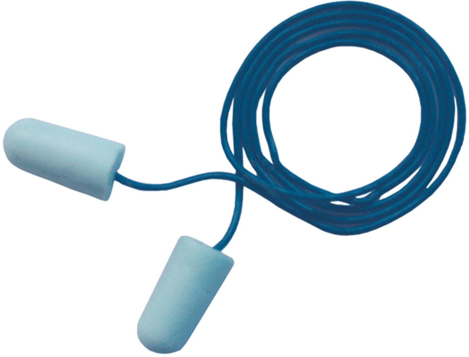 3M E-A-R Suave, con cable, metal detectable, por pares en bolsa de plástico, SNR=36 dB, ES01011A