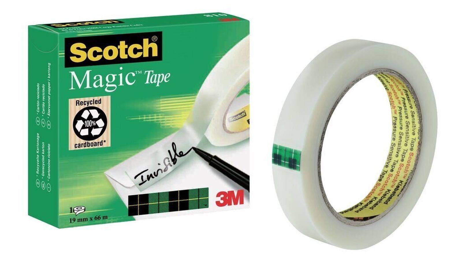 3M Scotch Magic adhesive tape 1 roll 19 mm x 66 m