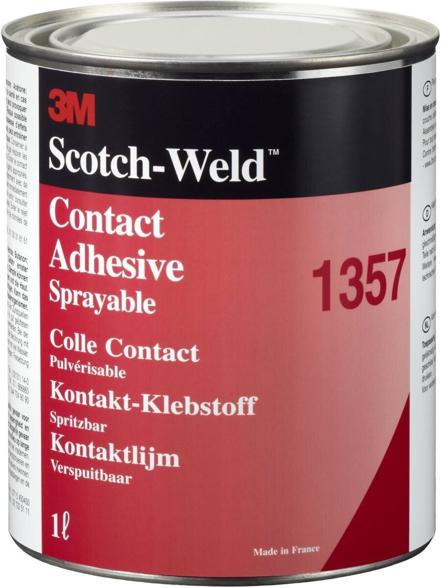 3M Scotch-Weld oplosmiddellijm 1357 op polychloropreenbasis, olijf, 20 l