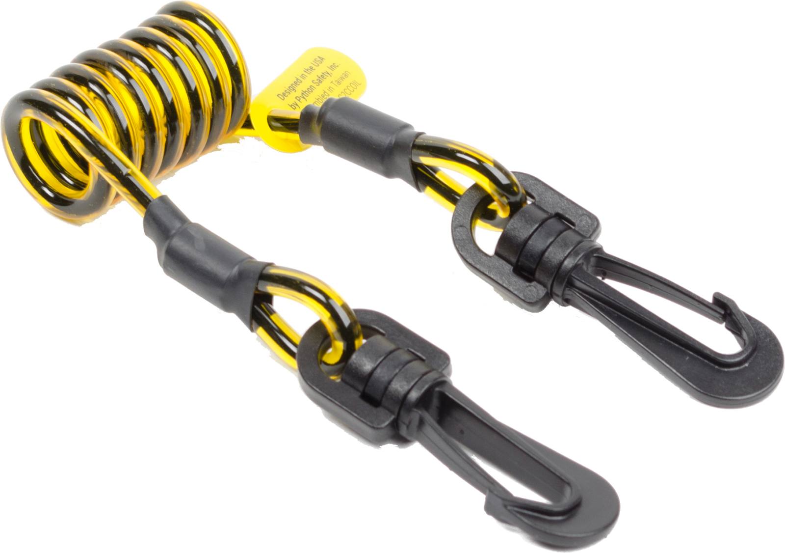 Elemento de amarre 3M DBI-SALA, cinta en espiral engomada, 2 clips de plástico, no conductor, longitud: 4,4 cm a 70 cm, carga máx. 0,9 kg, 4,4 - 70 cm, paquete = 10 piezas
