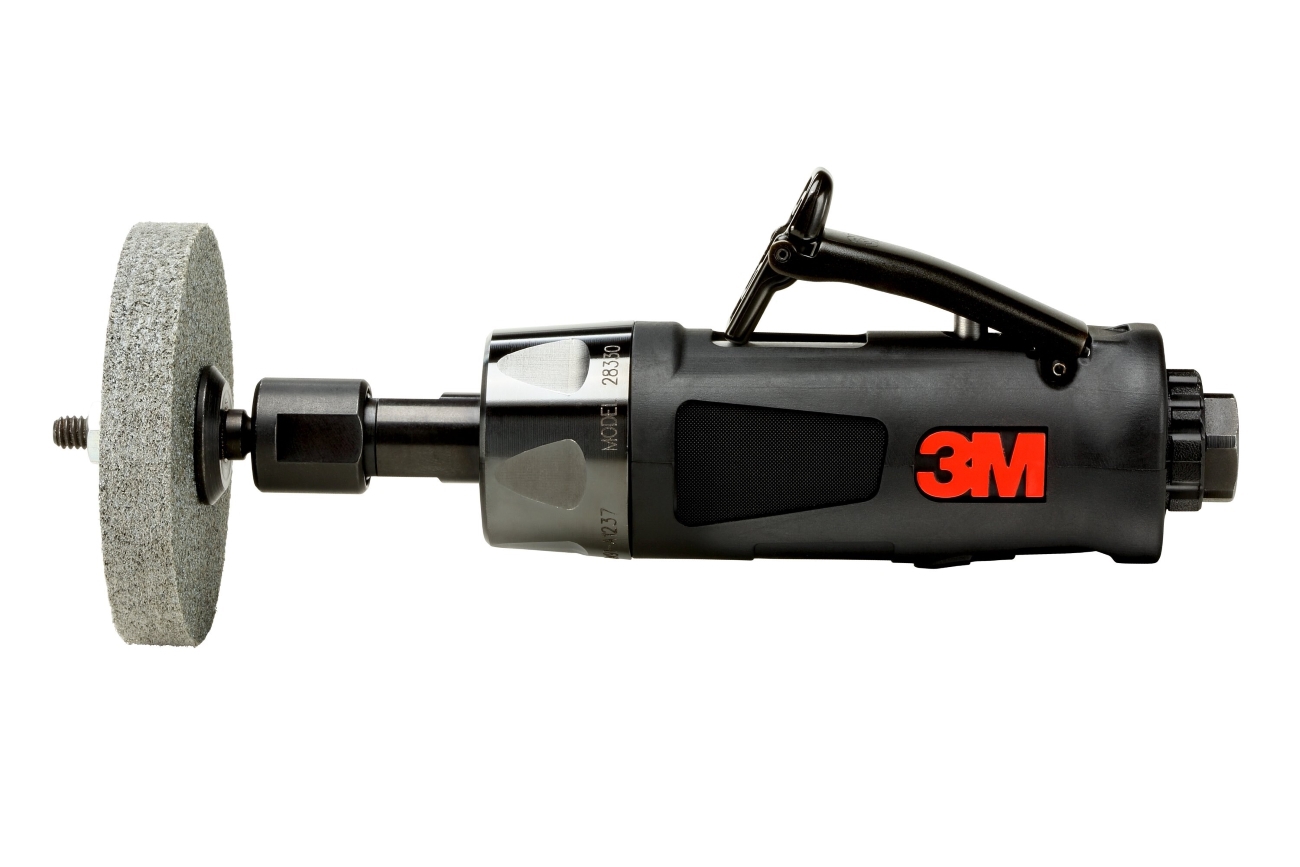 3M pneumatic straight grinder, 1 hp, 8,000 rpm, 6 mm collet #25129