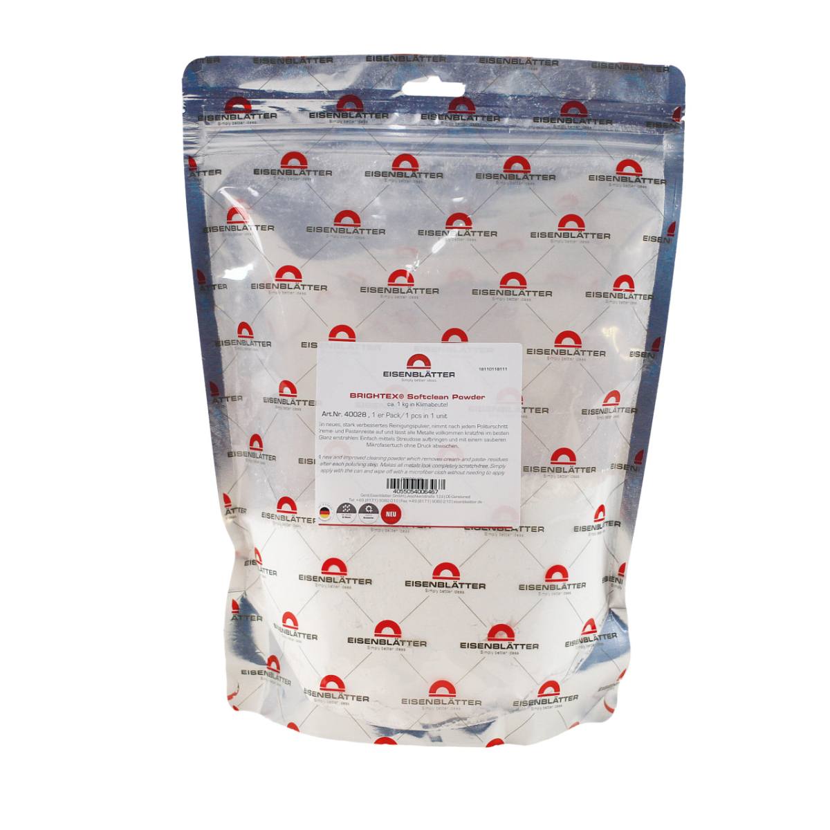BRIGHTEX Softclean Powder, ca. 1 kg in Klimabeutel