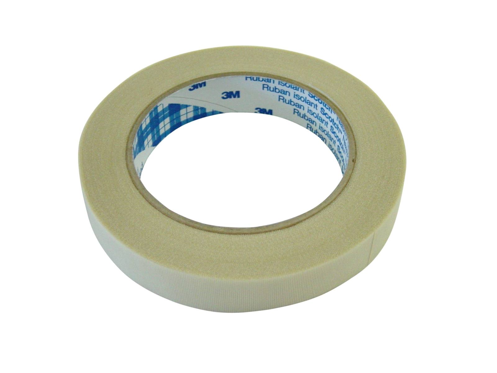 3M ET 69 Glass fabric tape, white, 6 mm x 33 m x 0.18 mm